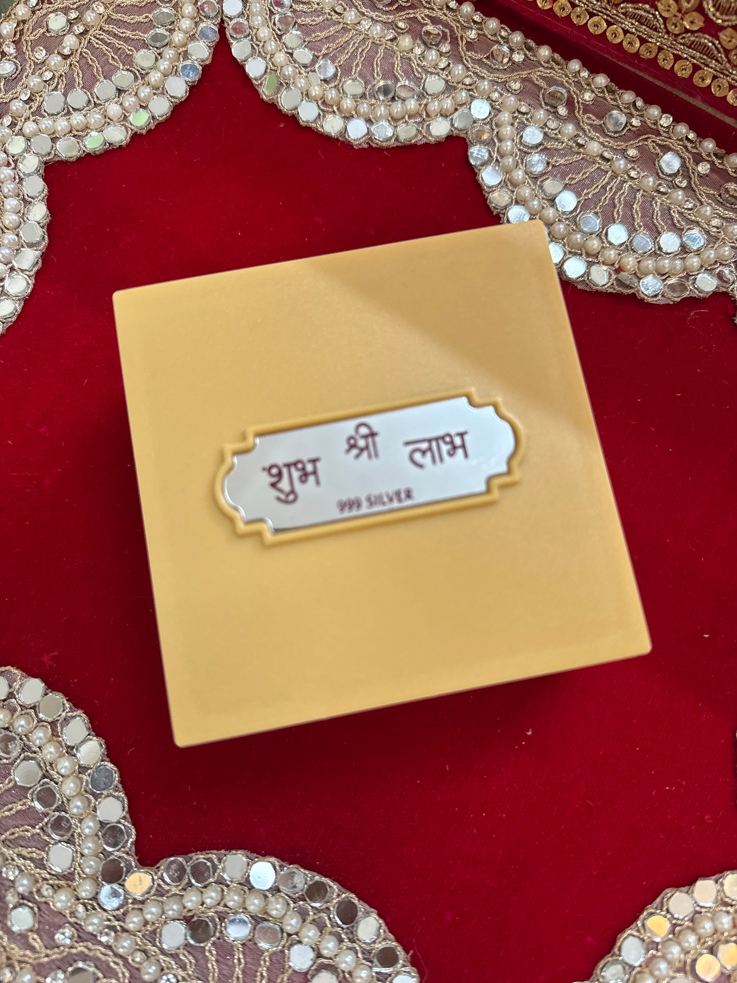 999 Silver Ganesh Ji Prayer Box