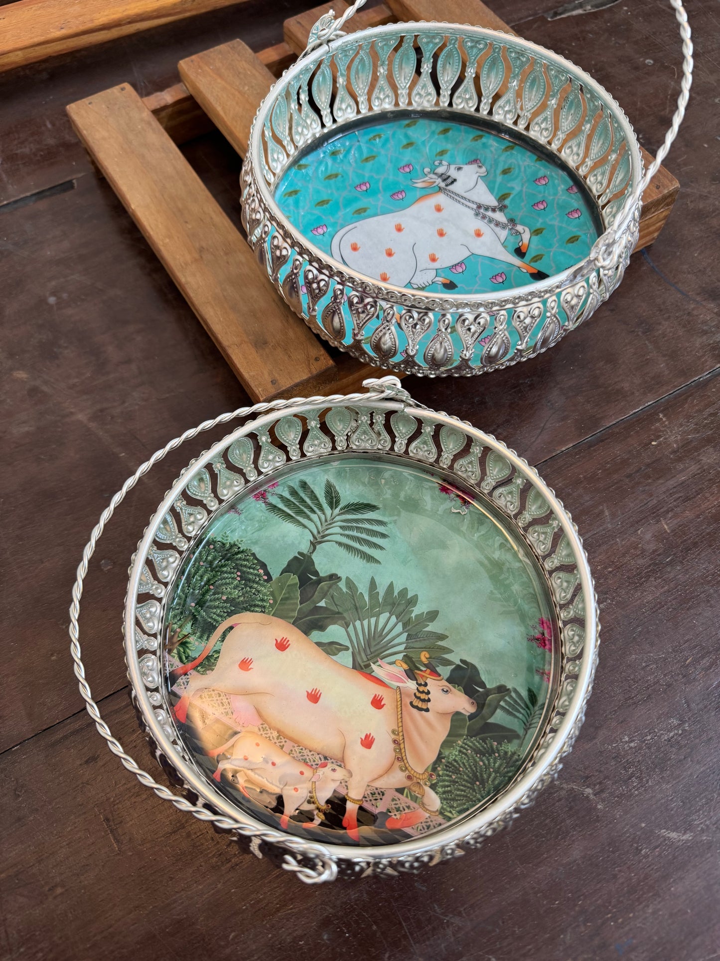 Pichwai Tray 6 inches