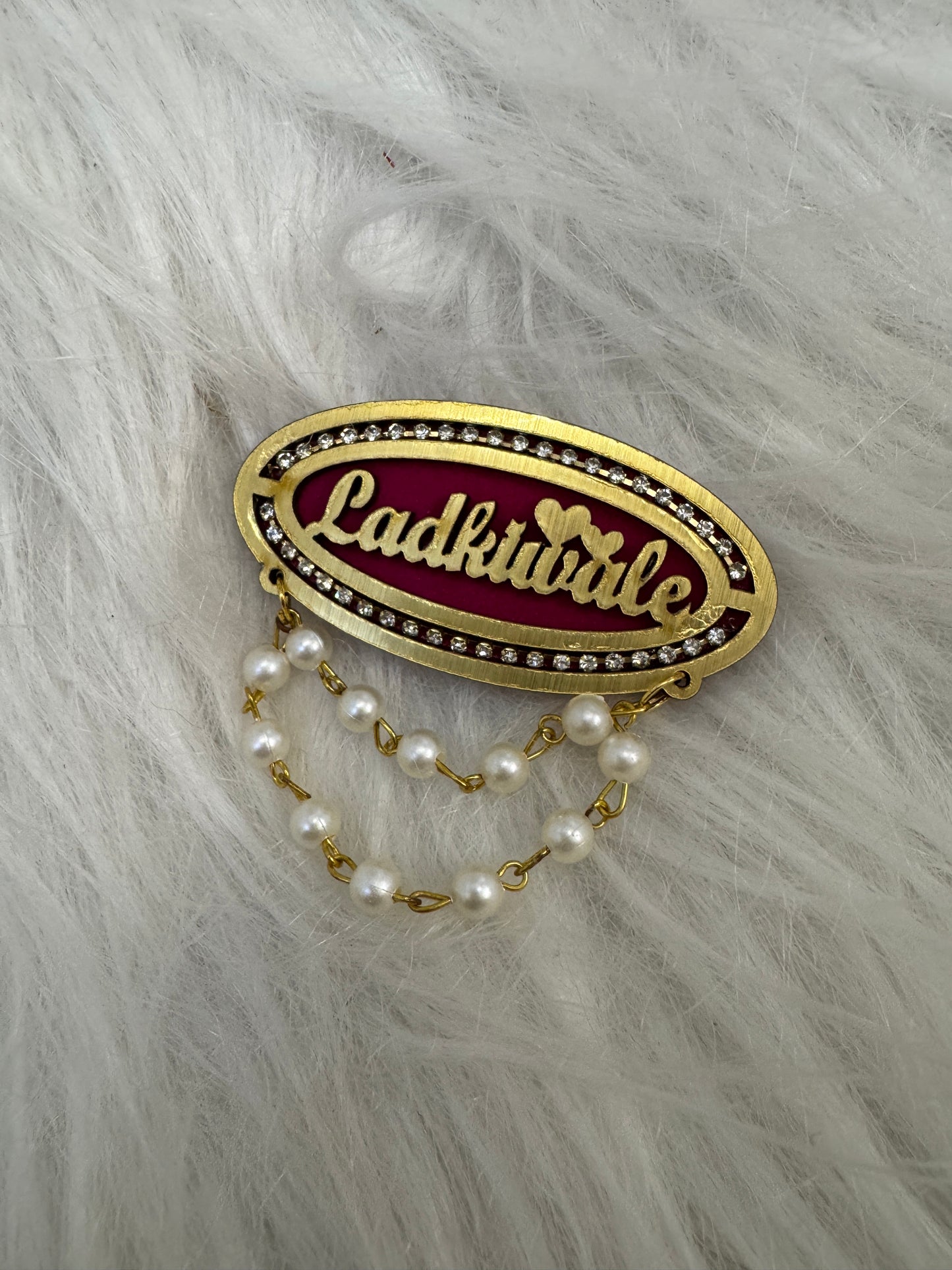 Wedding Badge Ladkiwale