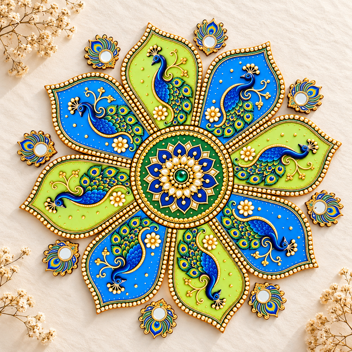 3D Rangoli