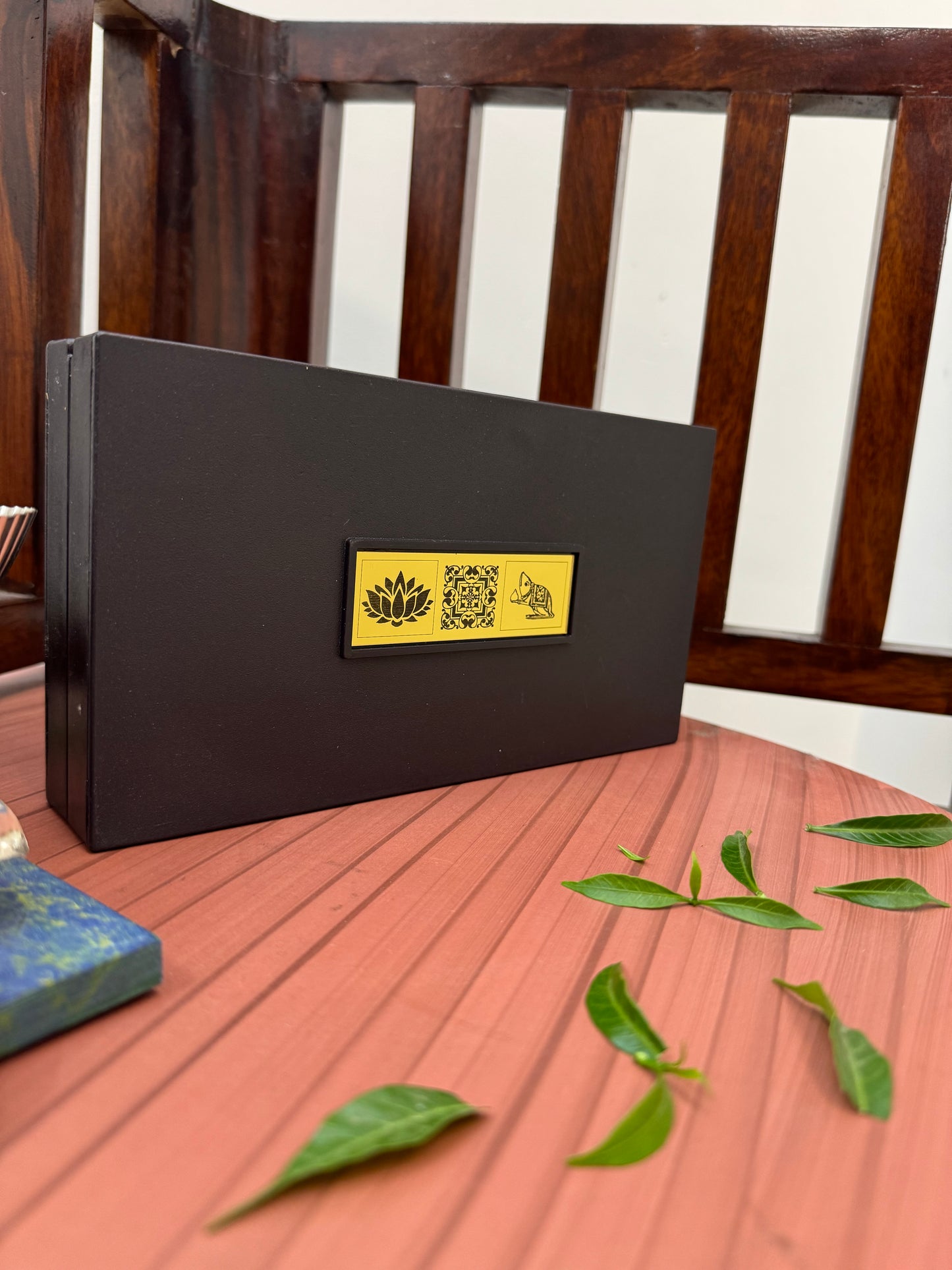 Lakshmi Ganesh Ji 24kt gold Prayer Box