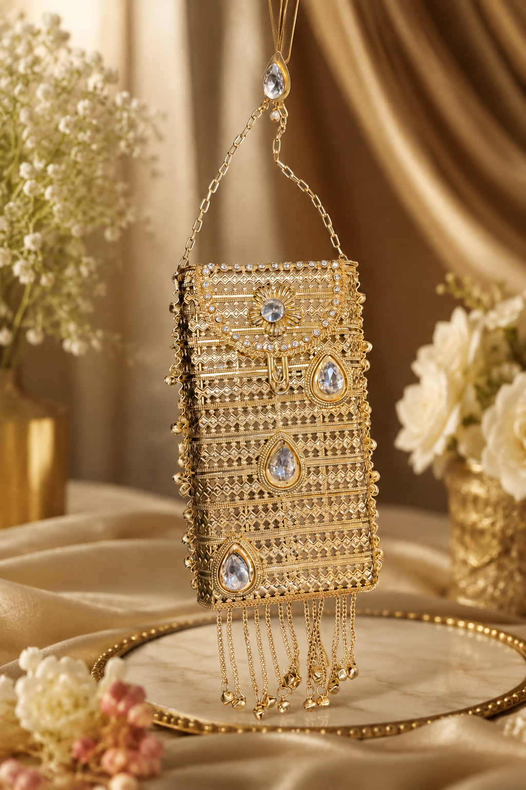 Chandi Batua Mobile Sling Wallet