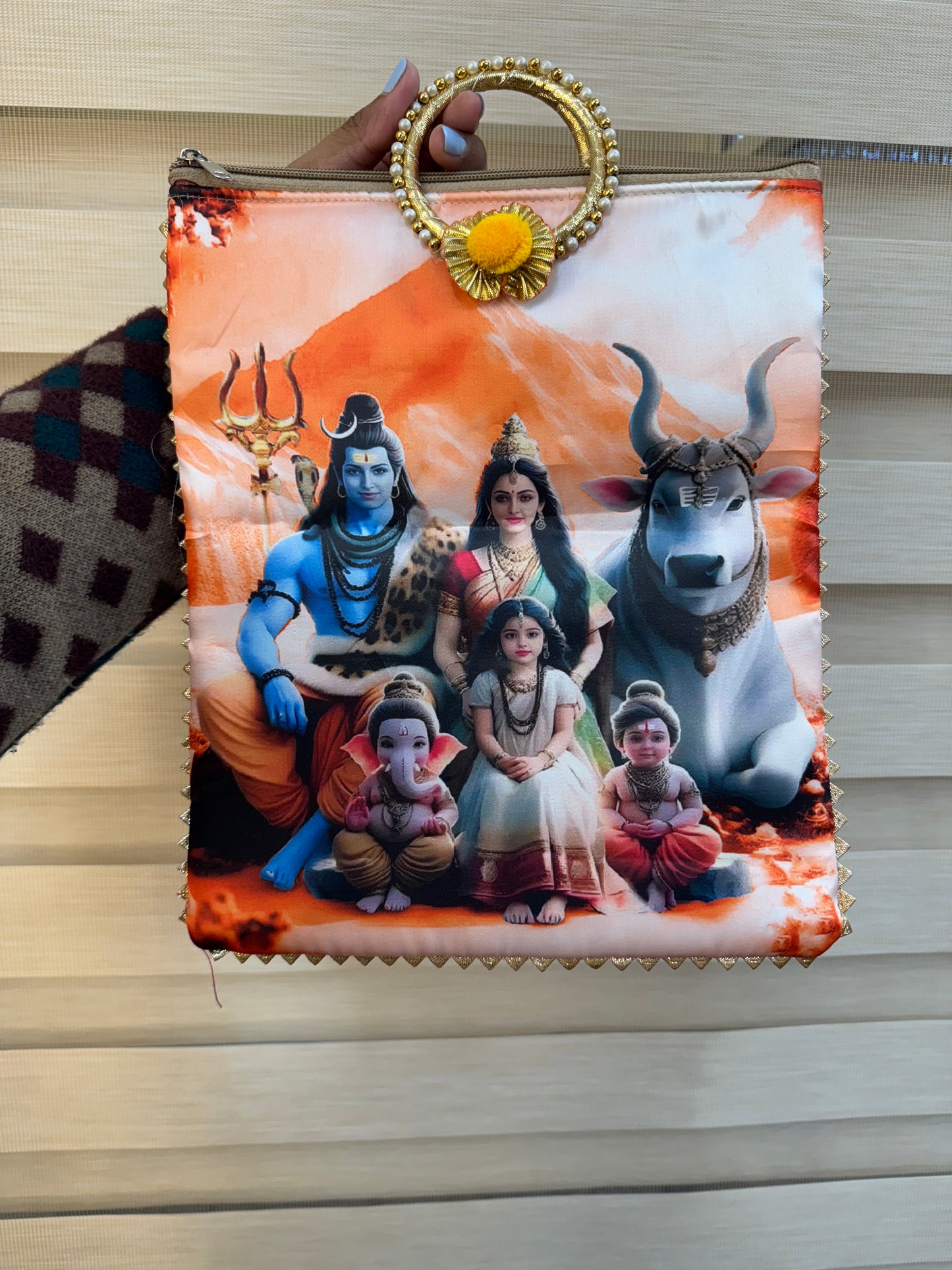 Shiv Parivar Handle Bag
