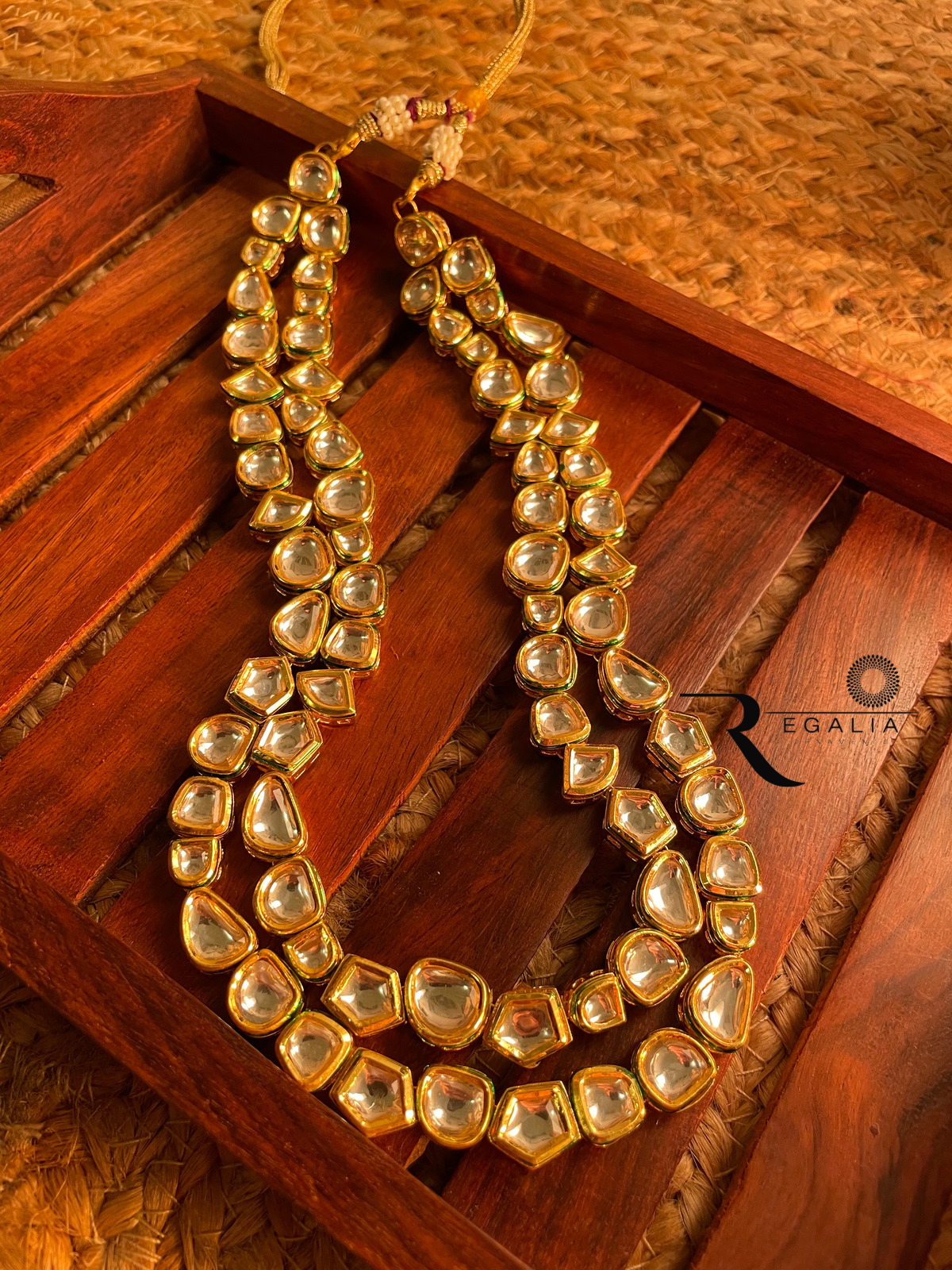 Kundan 2 Layer Necklace set