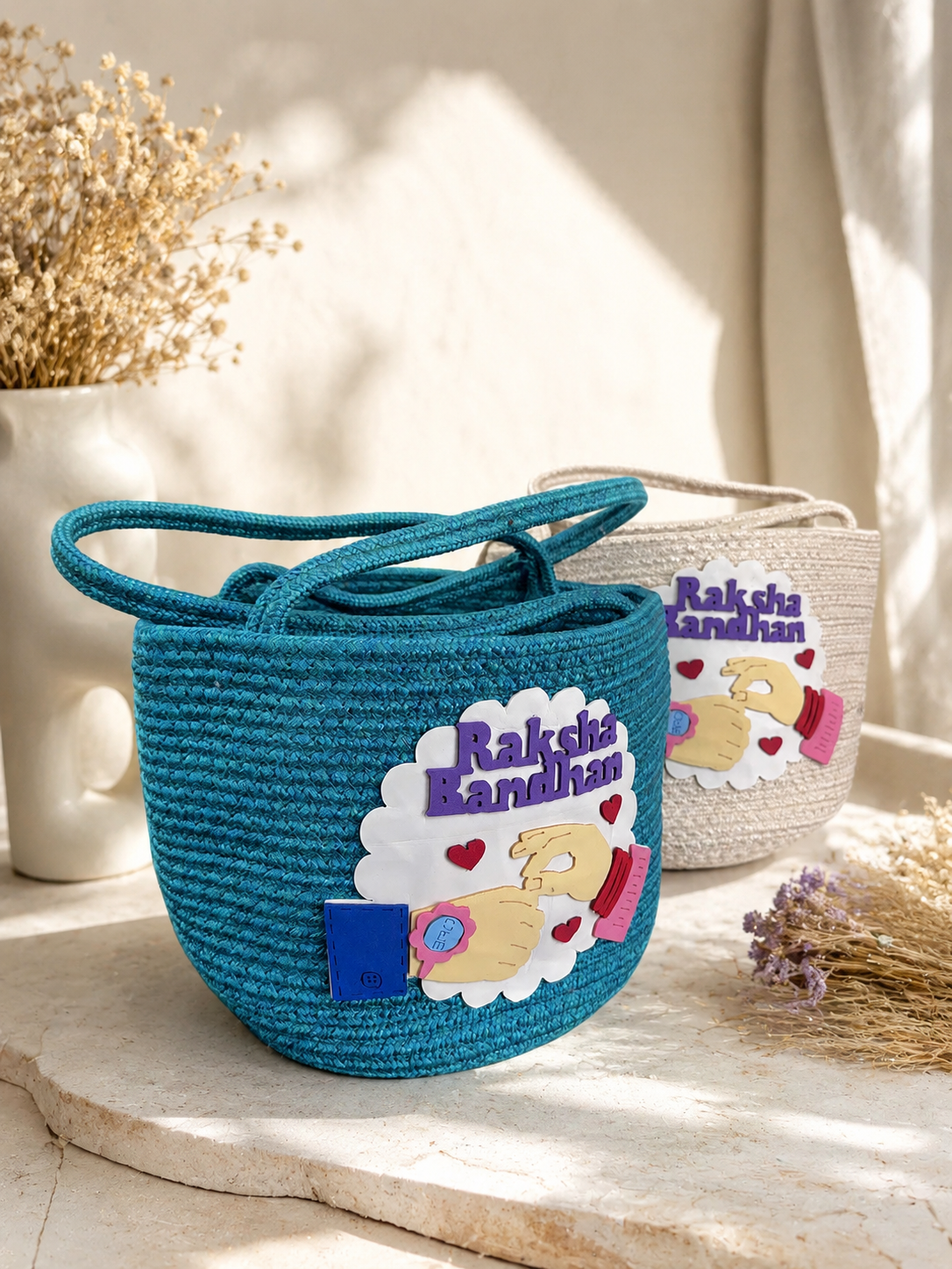 Rakshabandhan/ Rakhi Jute Basket