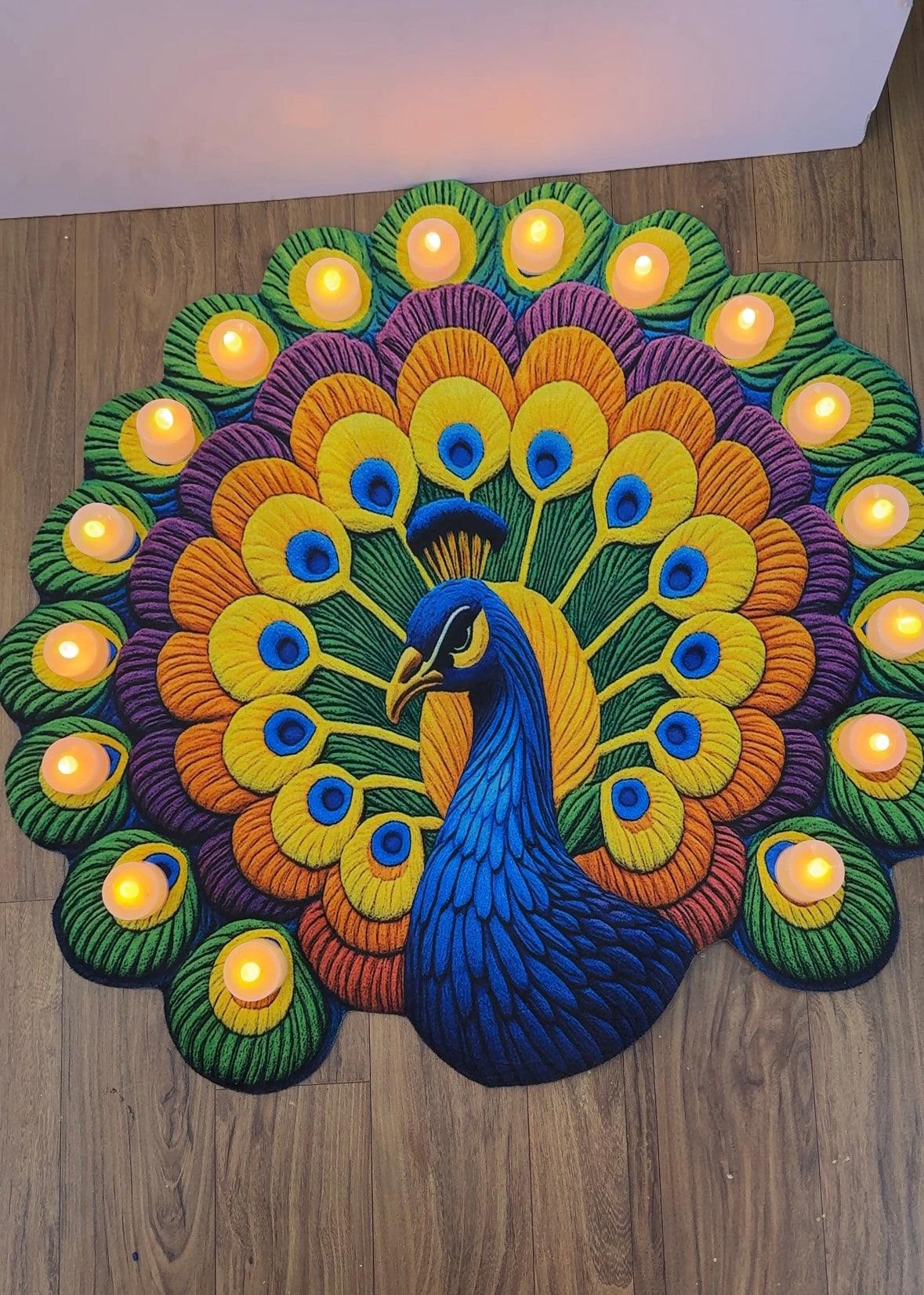 3d Diwali Rangoli