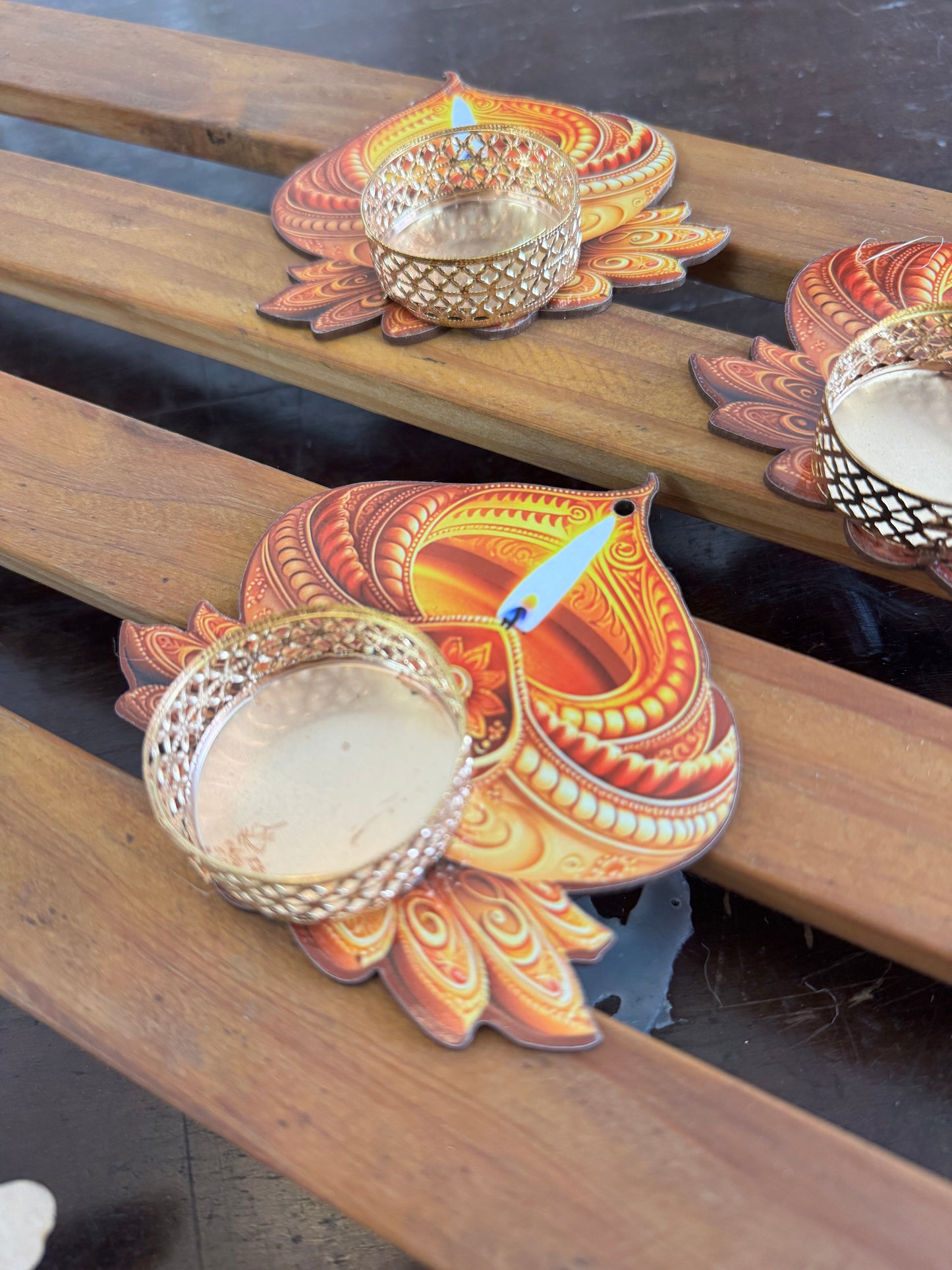 Diwali Tealight Diya Shape