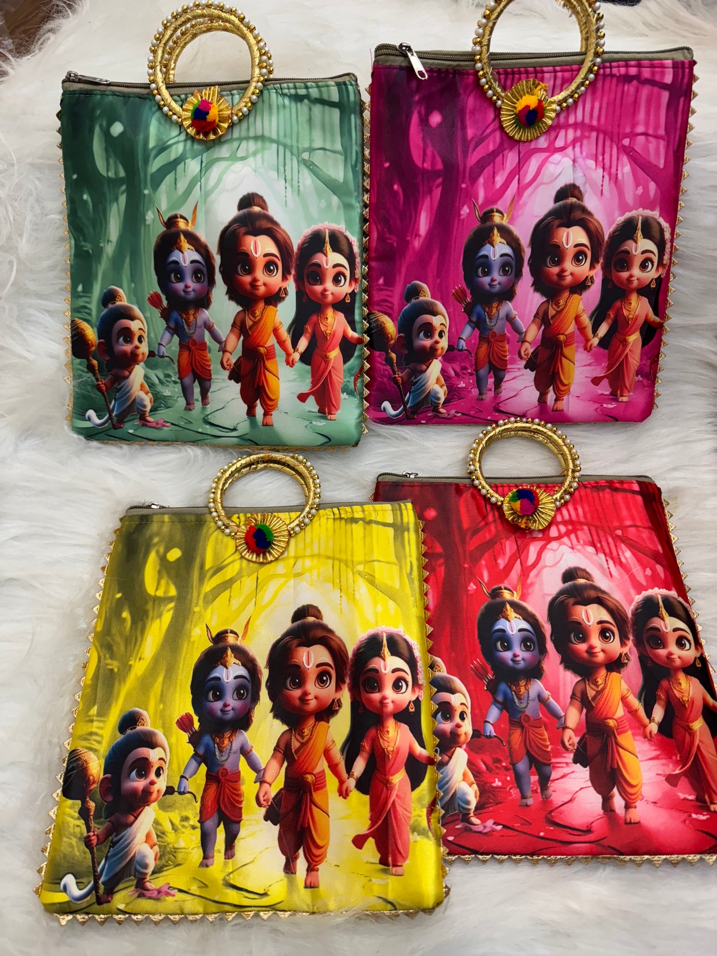 Ram Parivar Handle Bag