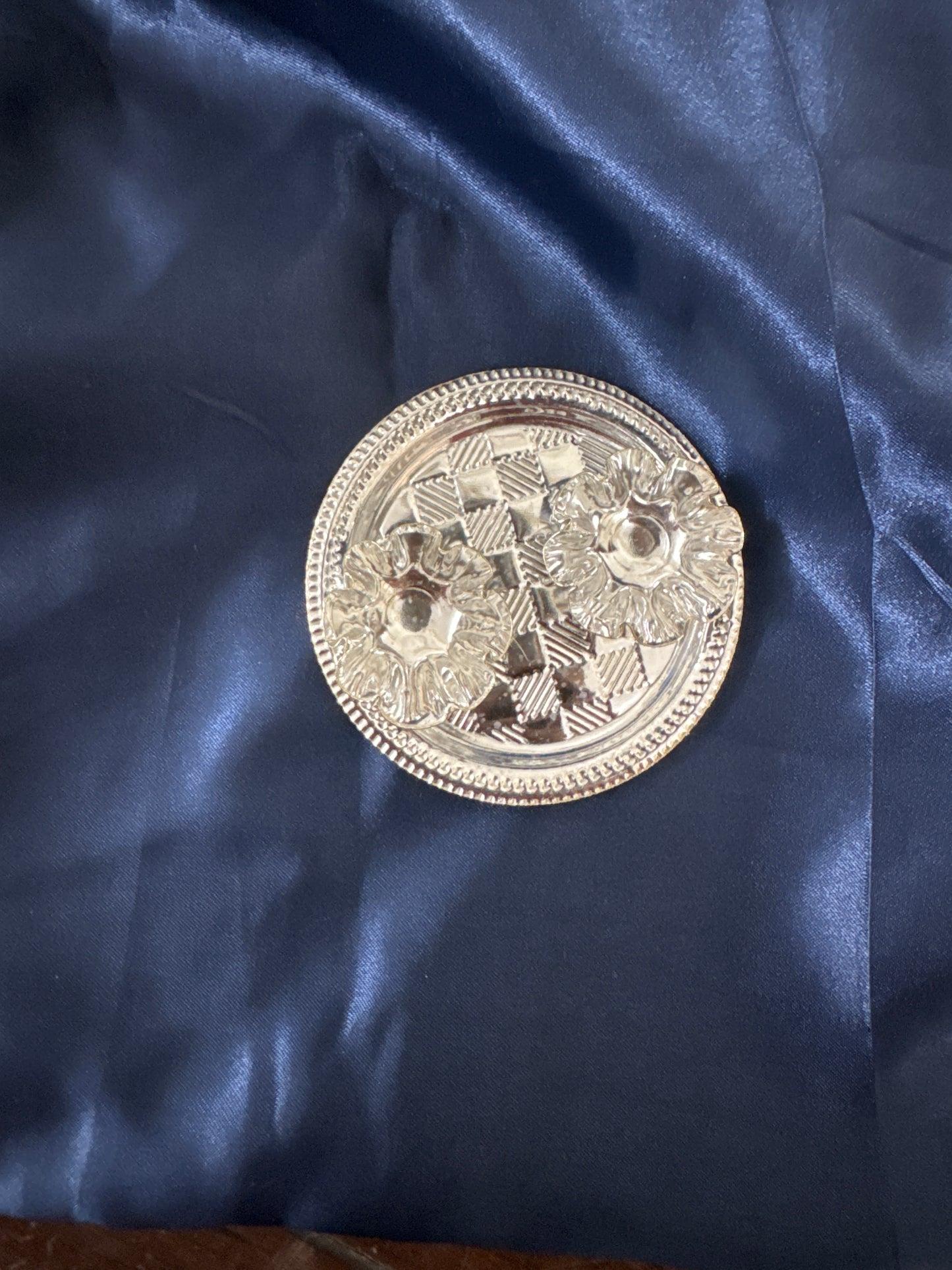 German Silver Tikka Thali