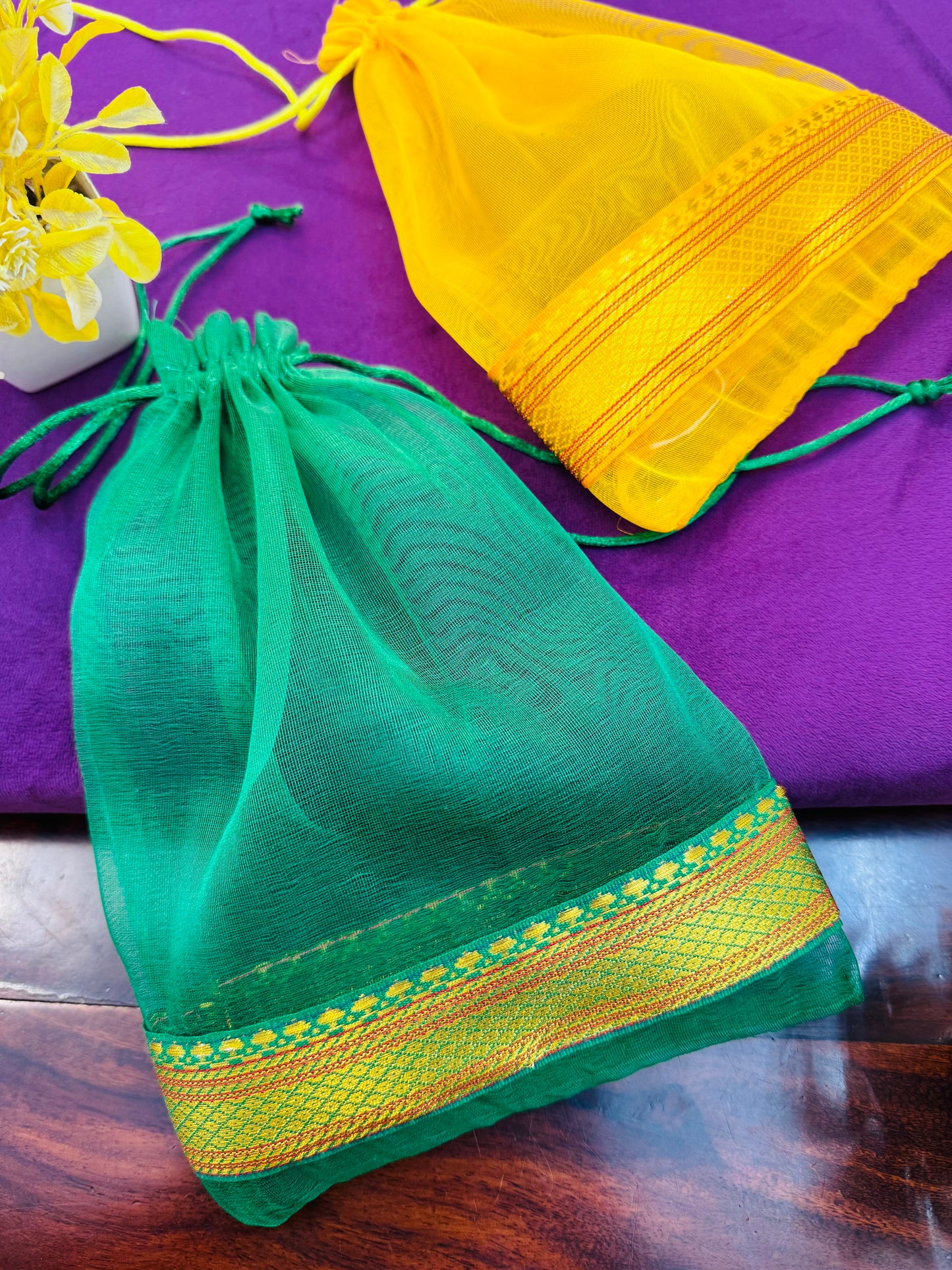Organza Lace Potli