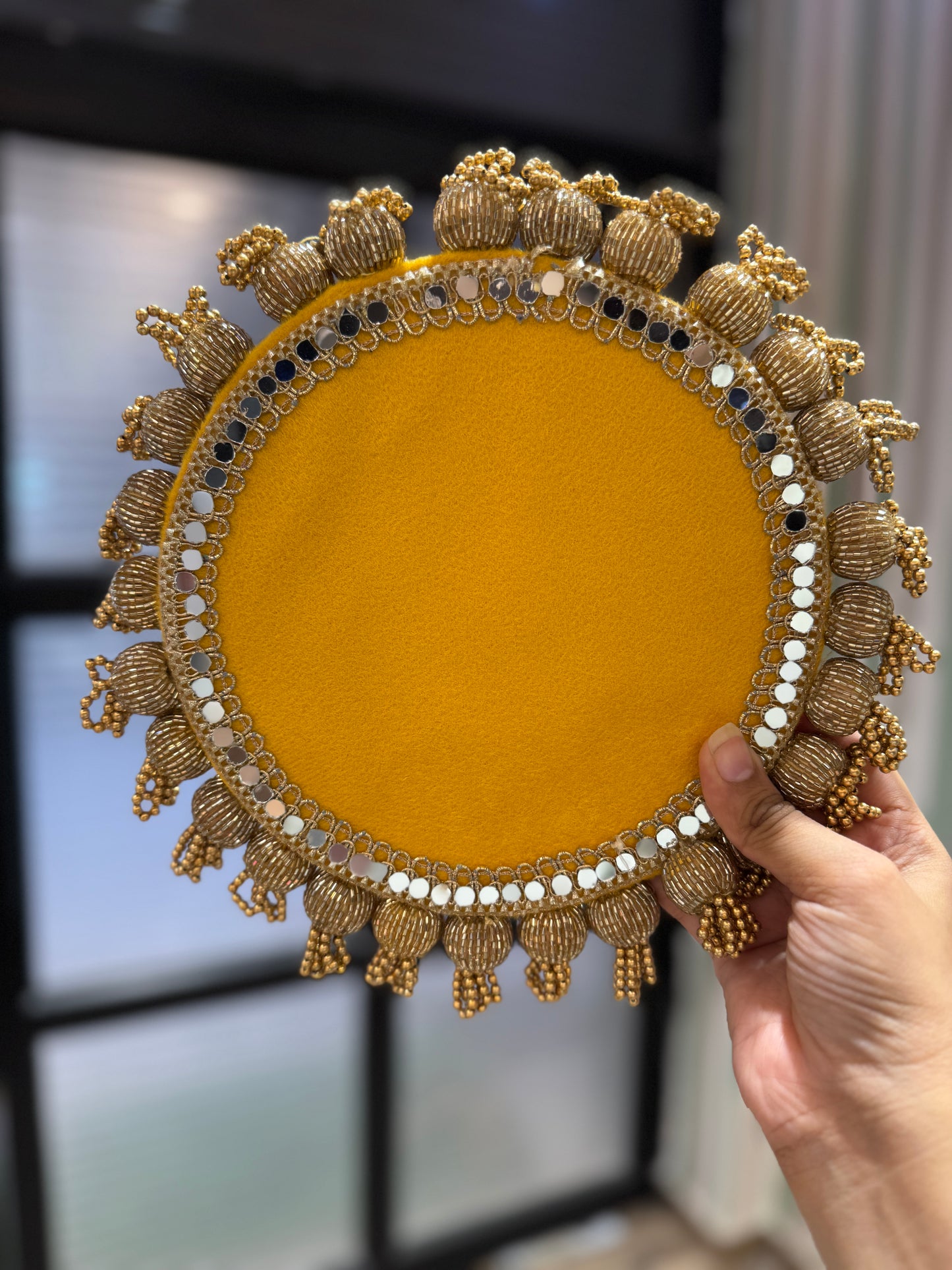 Rangoli Decorated Mat