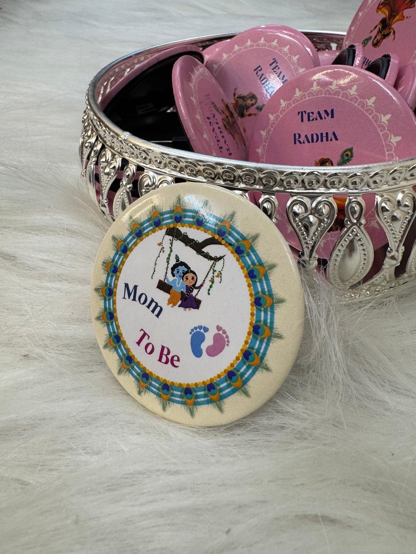 Baby Shower Special Mom and Dad Badge