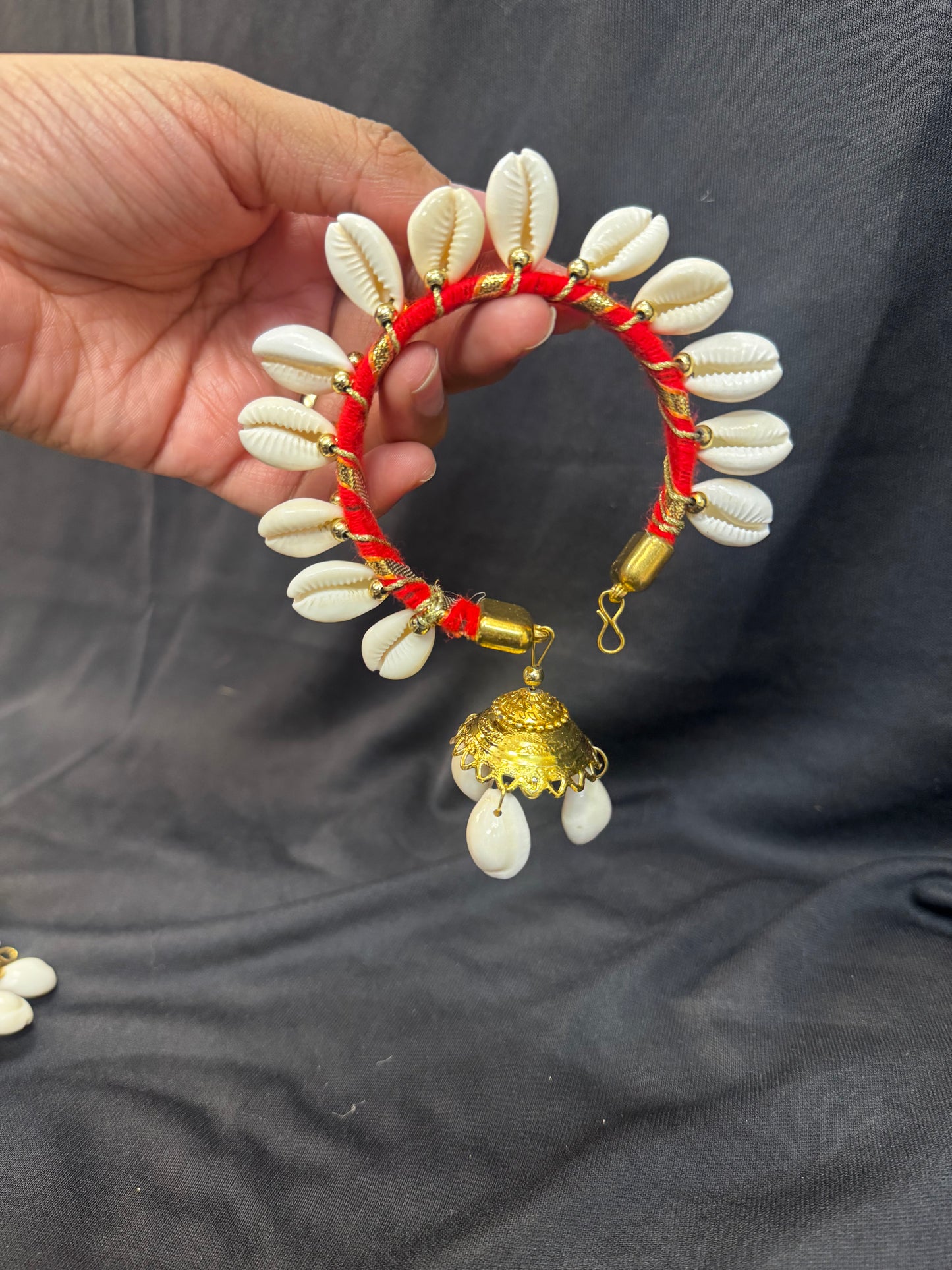 Cowree Shells Openable Bangle