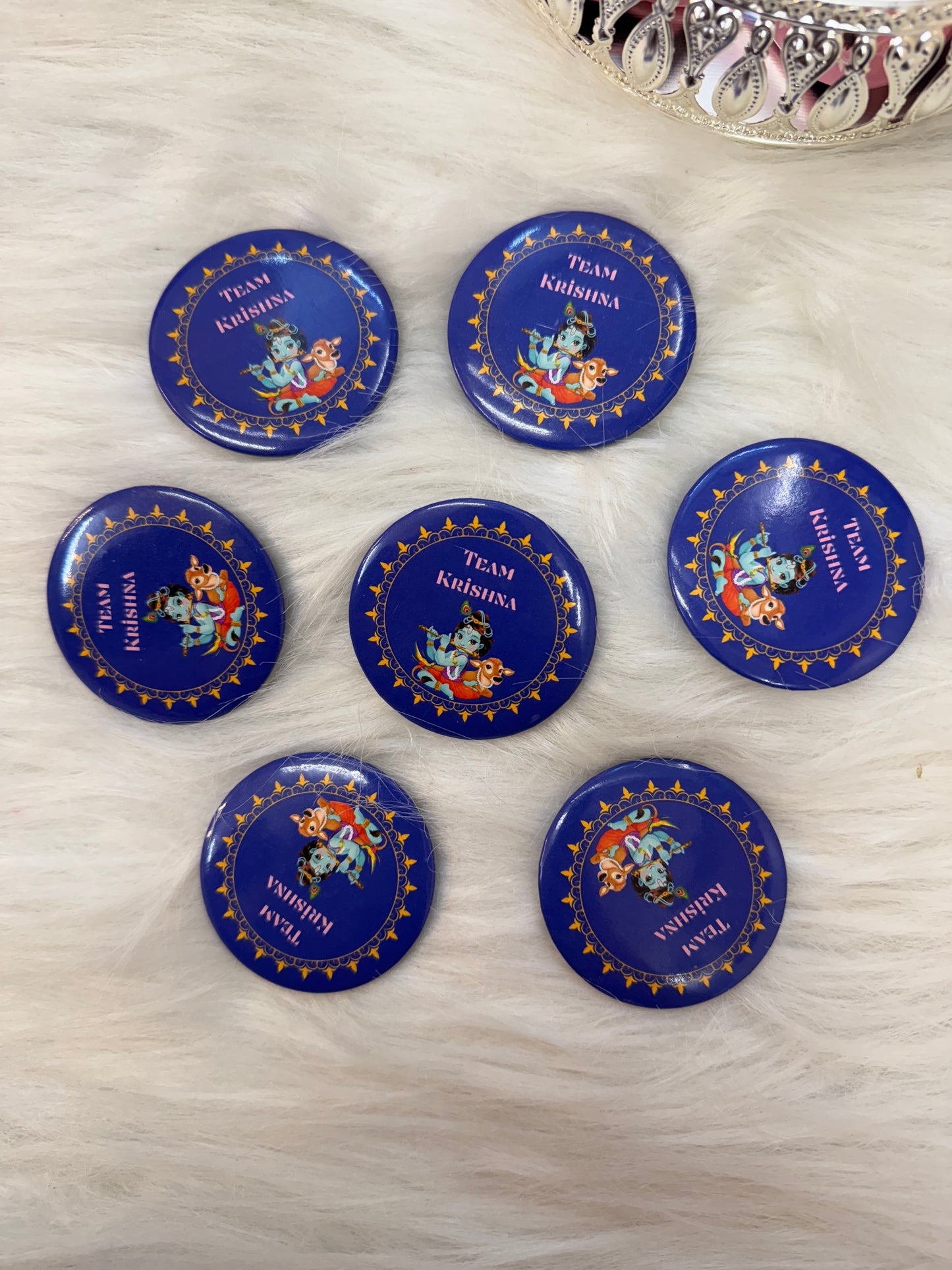 Team Krishna Badge Baby Shower