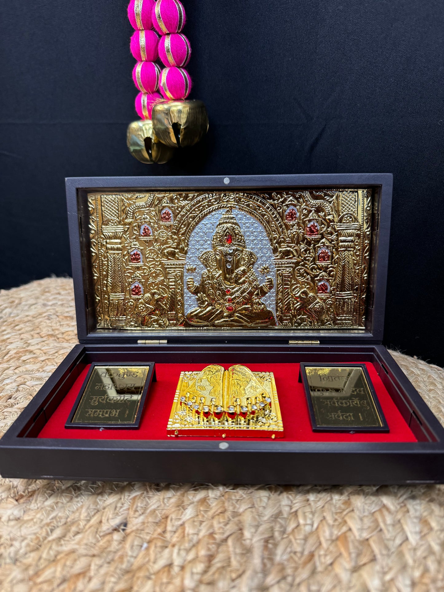 Ganesh Ji 24kt gold Prayer Box