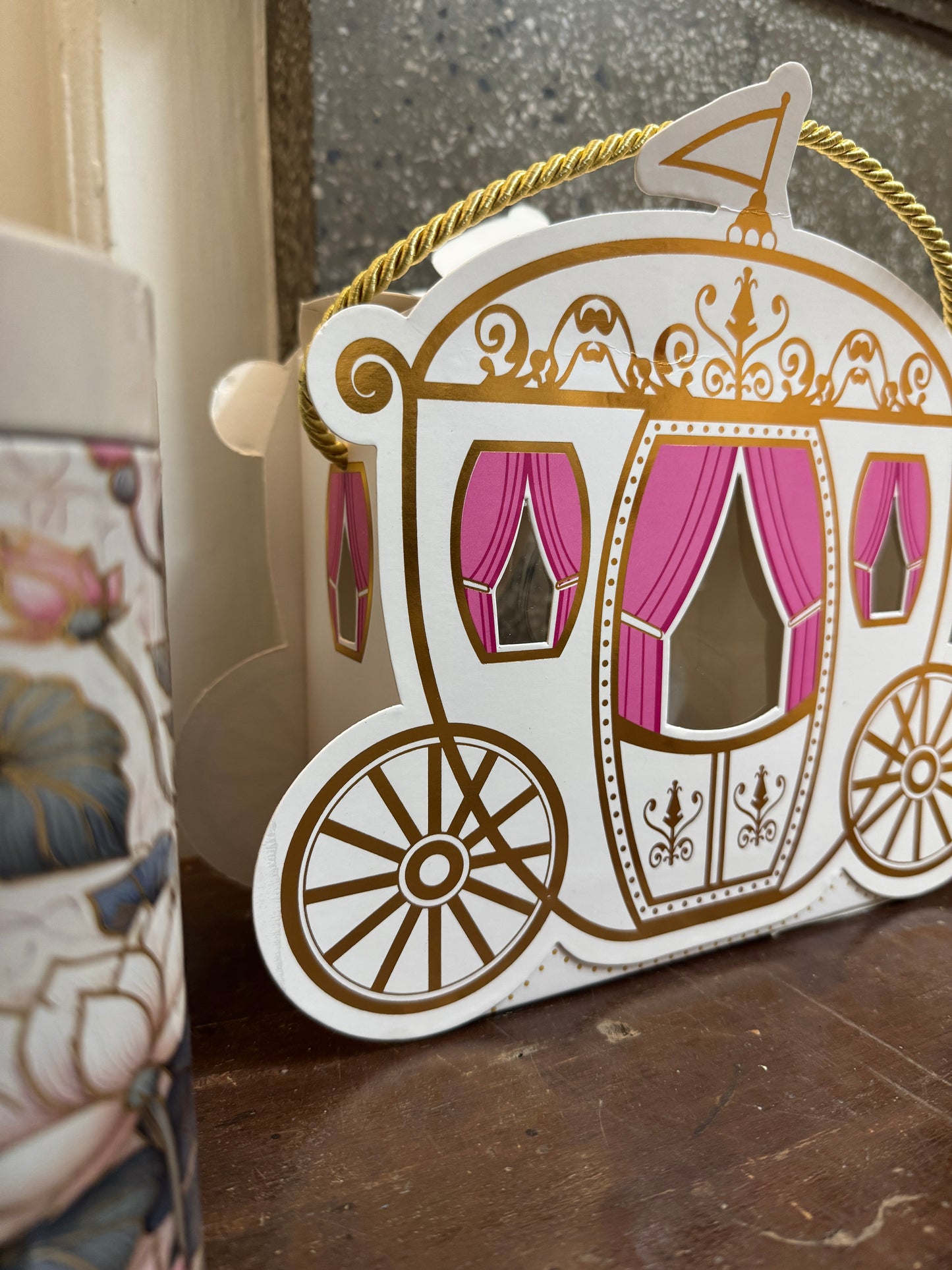 Baby Shower Carriage Gift Tin Set