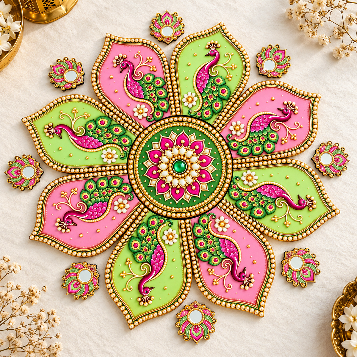 3D Rangoli