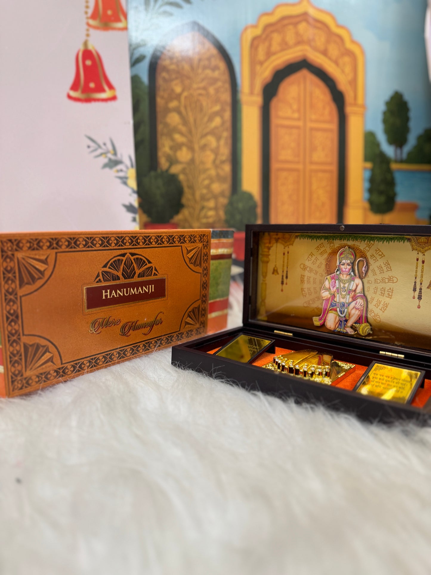 Hanuman Ji 24kt Gold Prayer Box