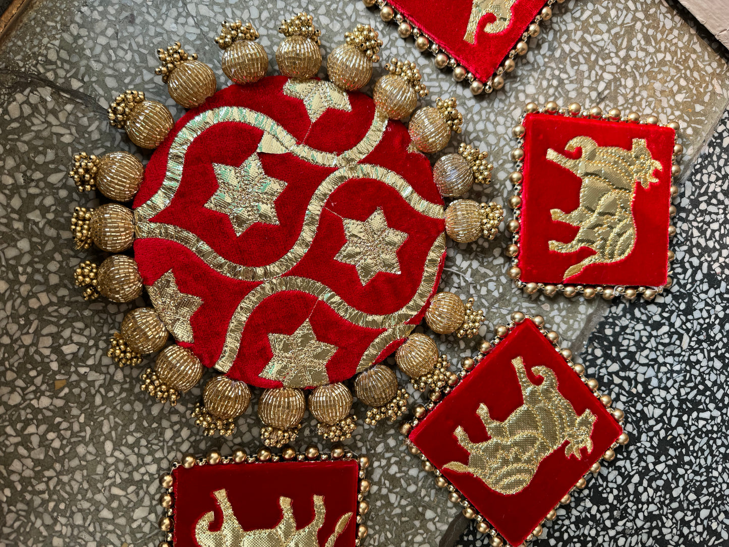 Rangoli with Diya Set