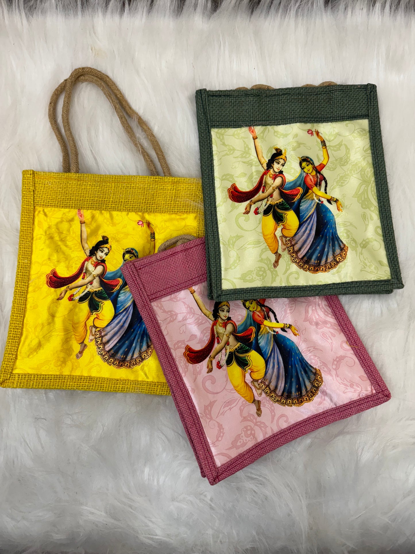 Holi Special Radha Rani Jute Bag