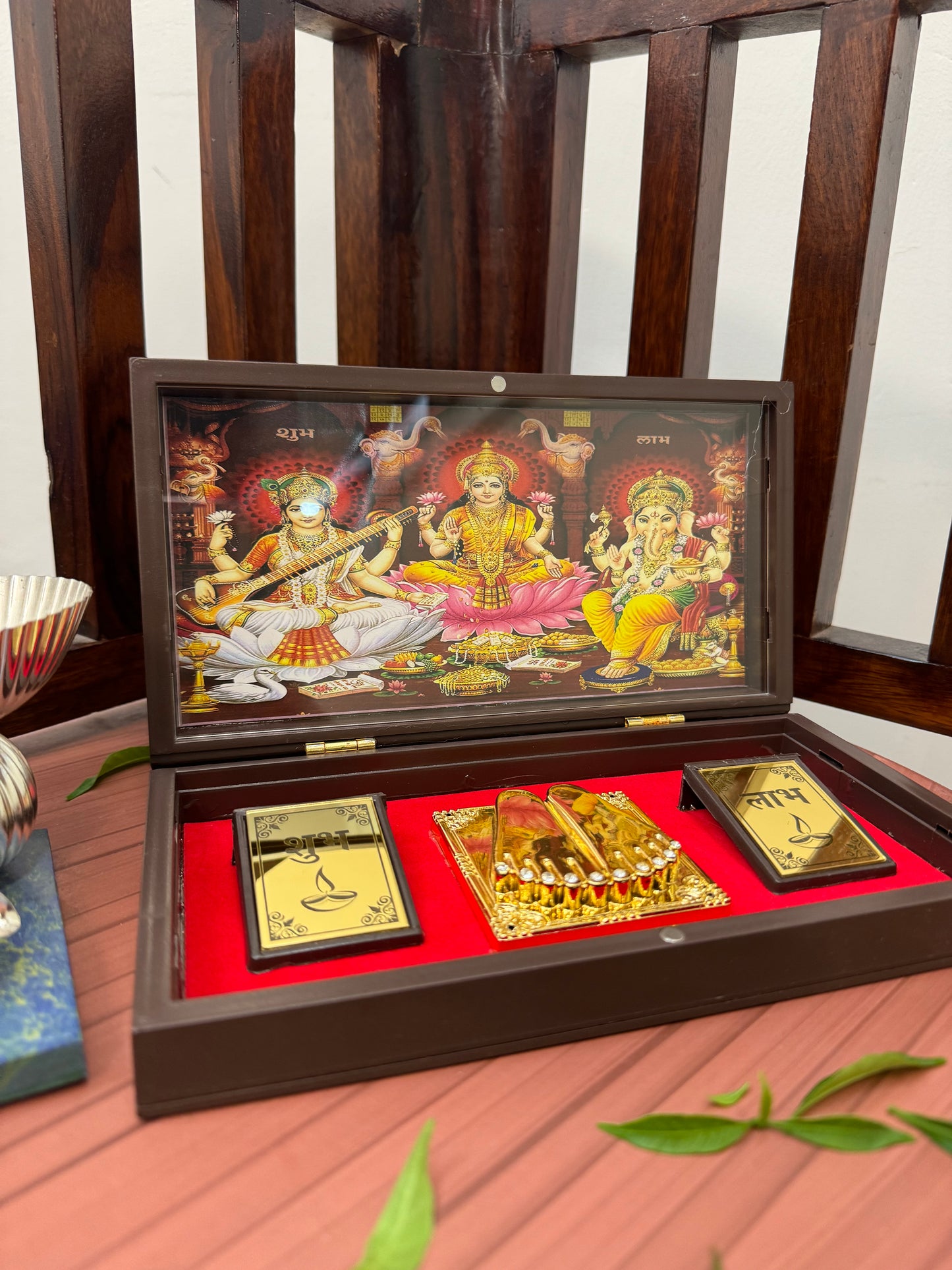 Lakshmi Ganesh Saraswati Ji Prayer Box
