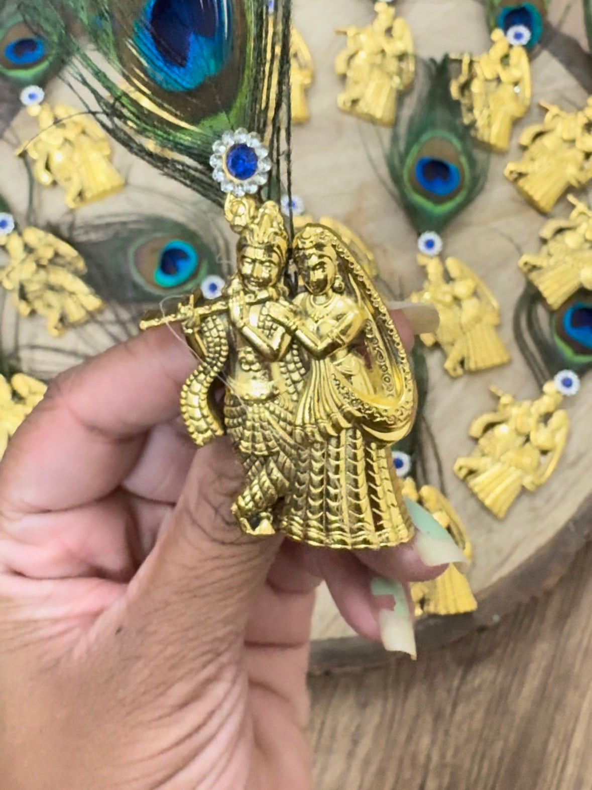 Radha Krishna Ji Brooch