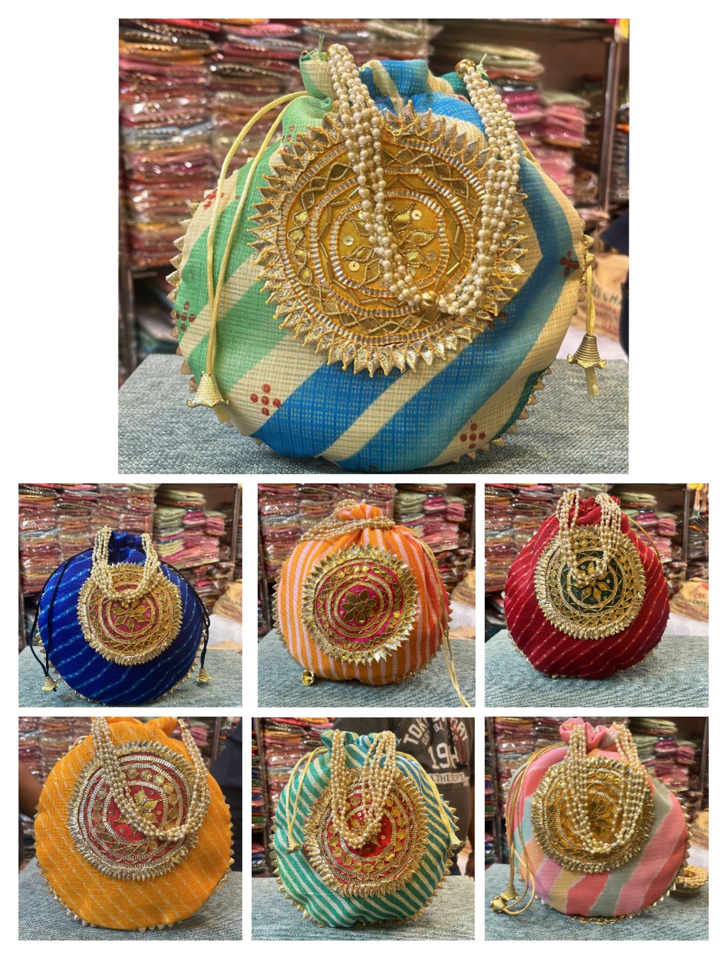 Leheriya Gotta Patti Patch Potli