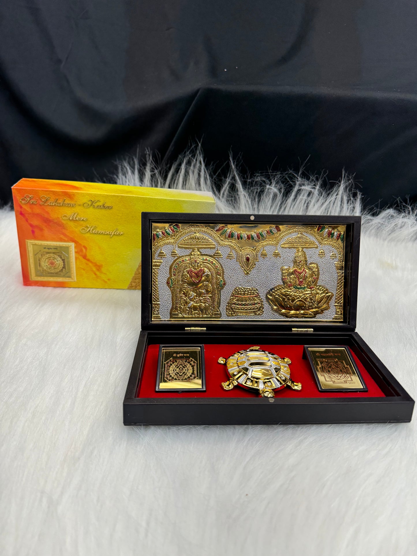 Dhan Kubera 24kt gold Prayer Box