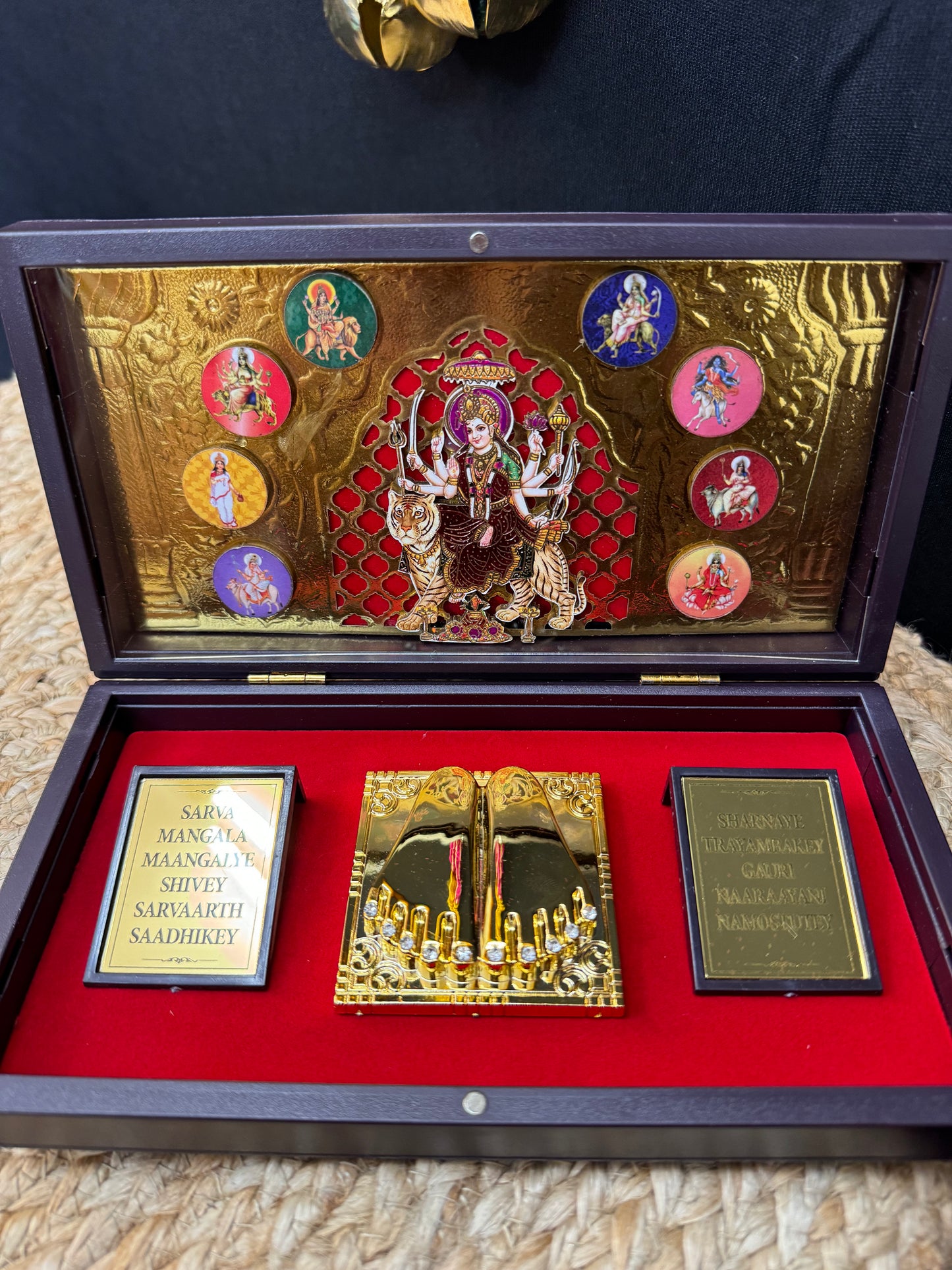 Amba Ji 24kt gold Prayer Box