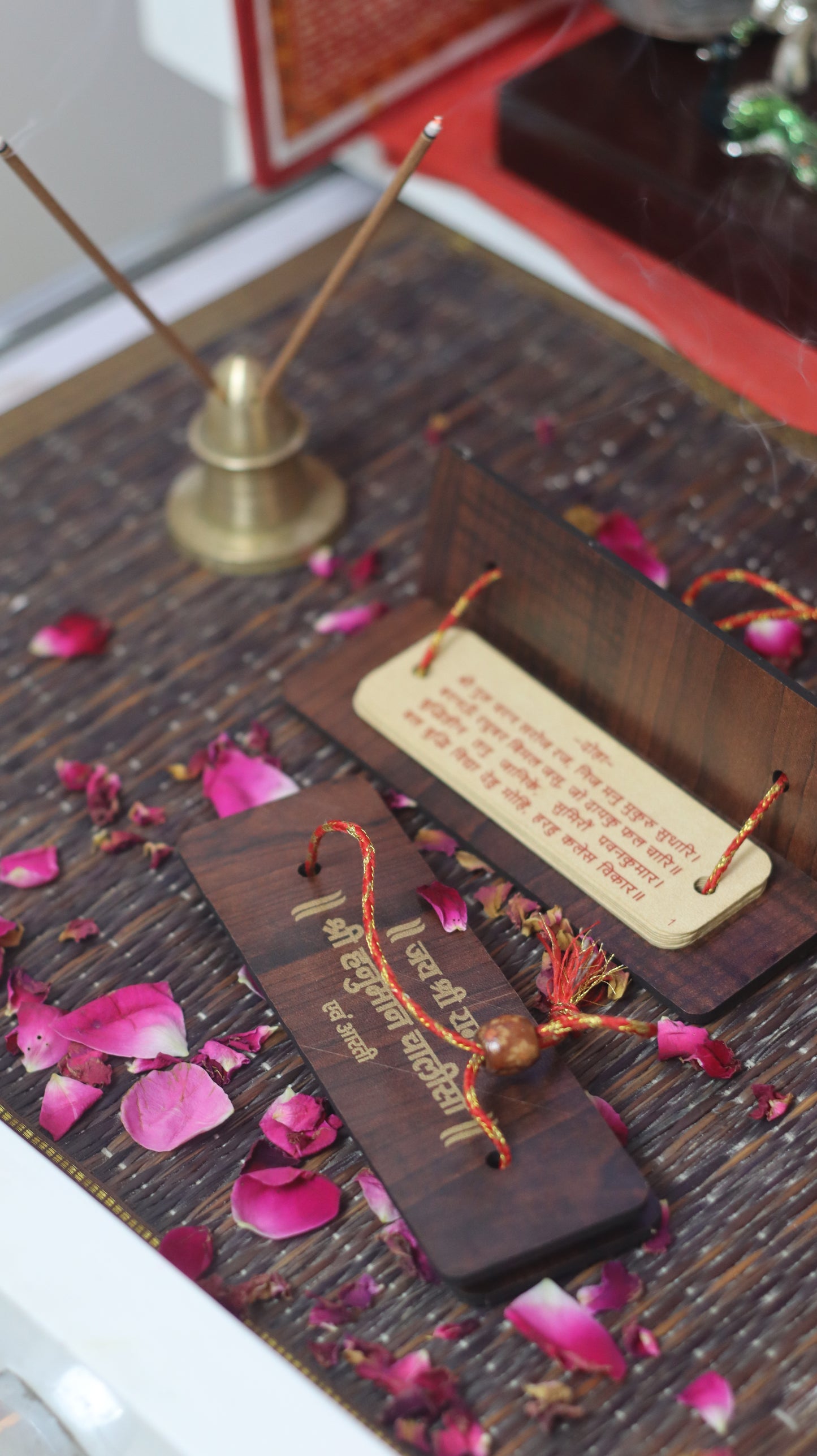 Wooden Hanuman Chalisa
