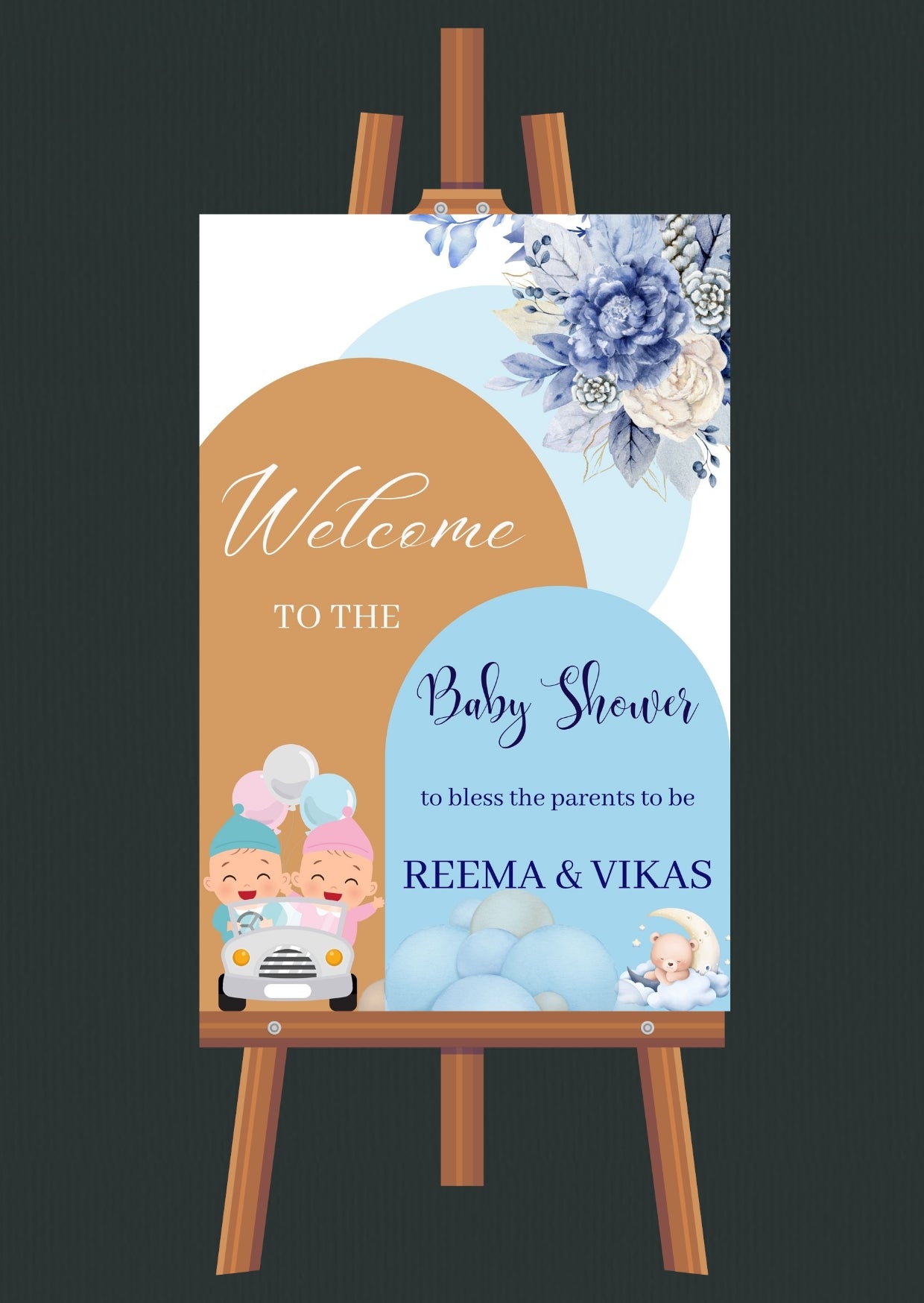 Baby Shower Welcome Board