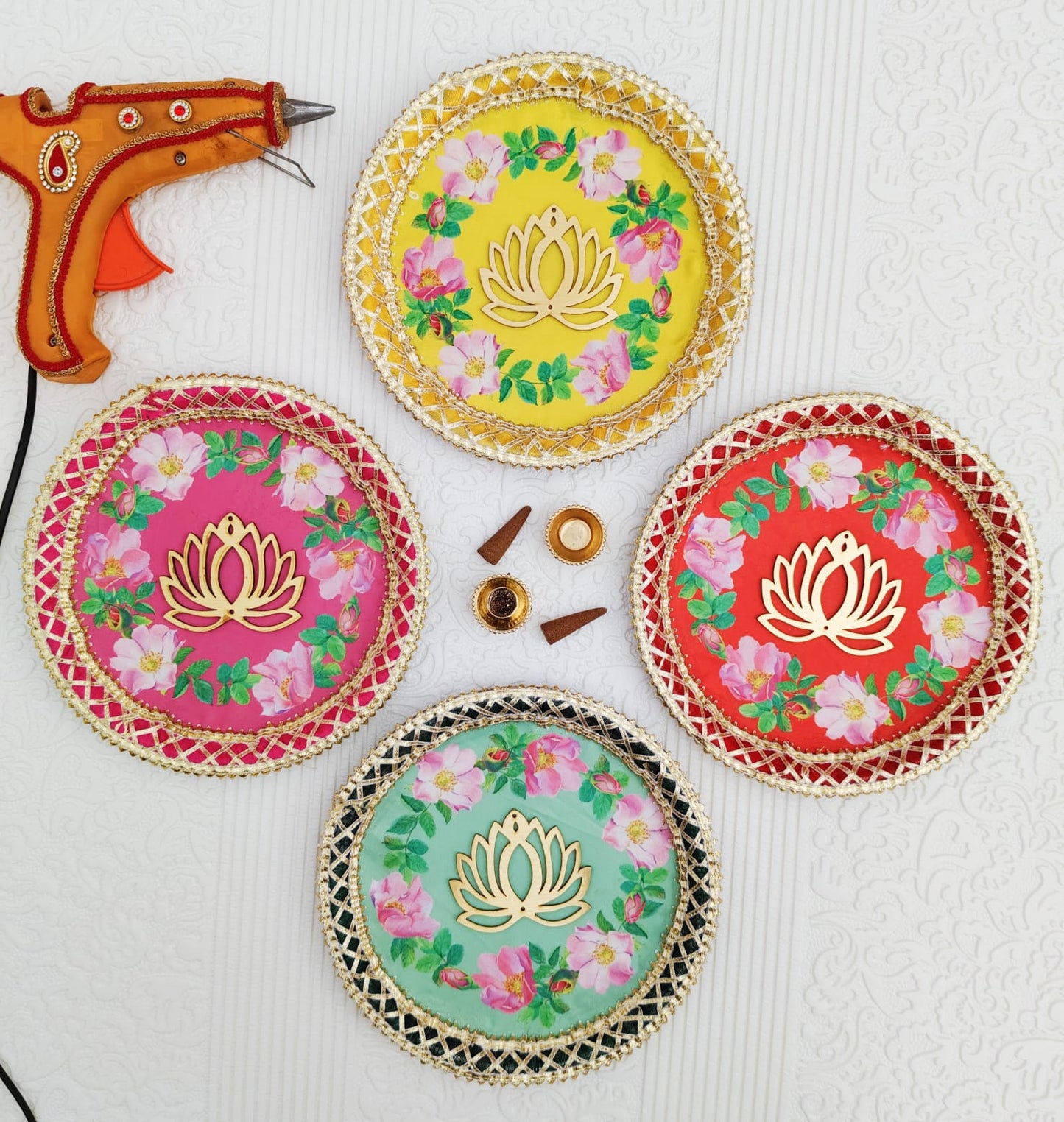 Thali 8 inches with 2 vati