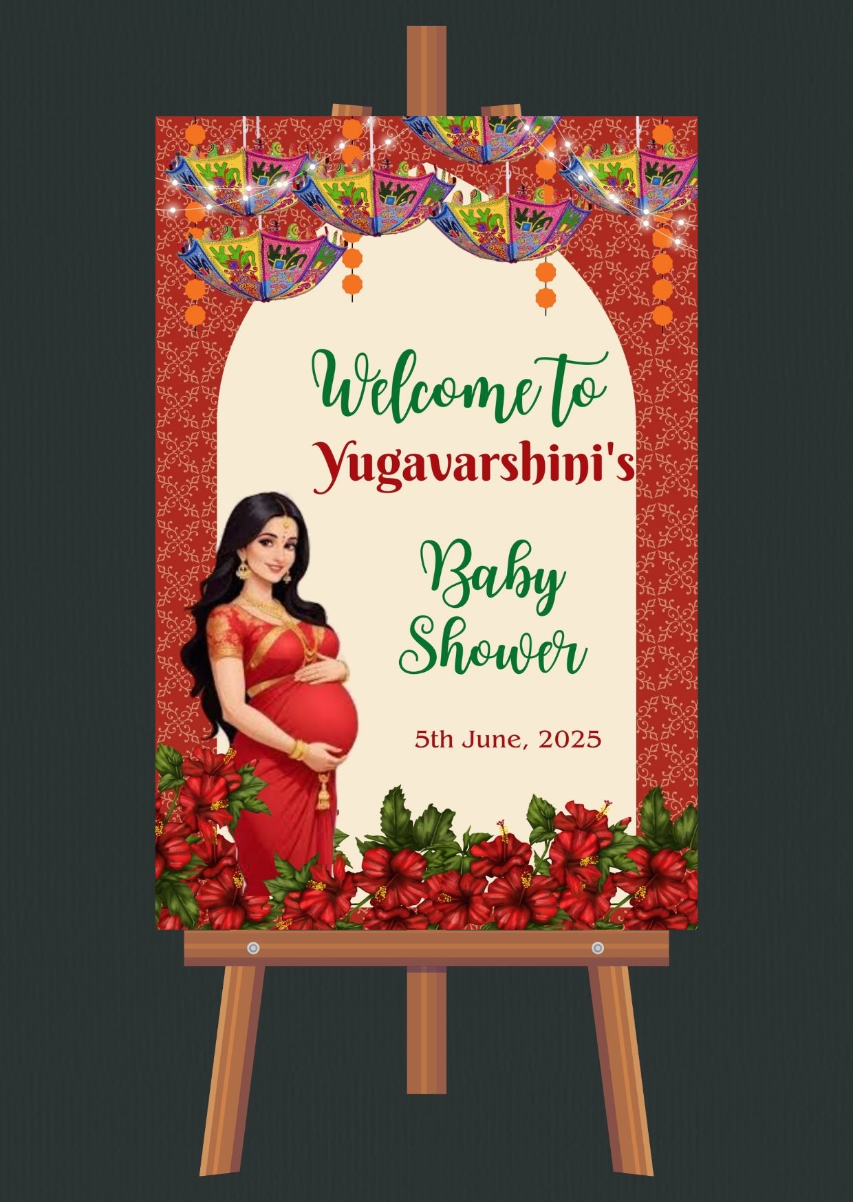 Baby Shower Welcome Board