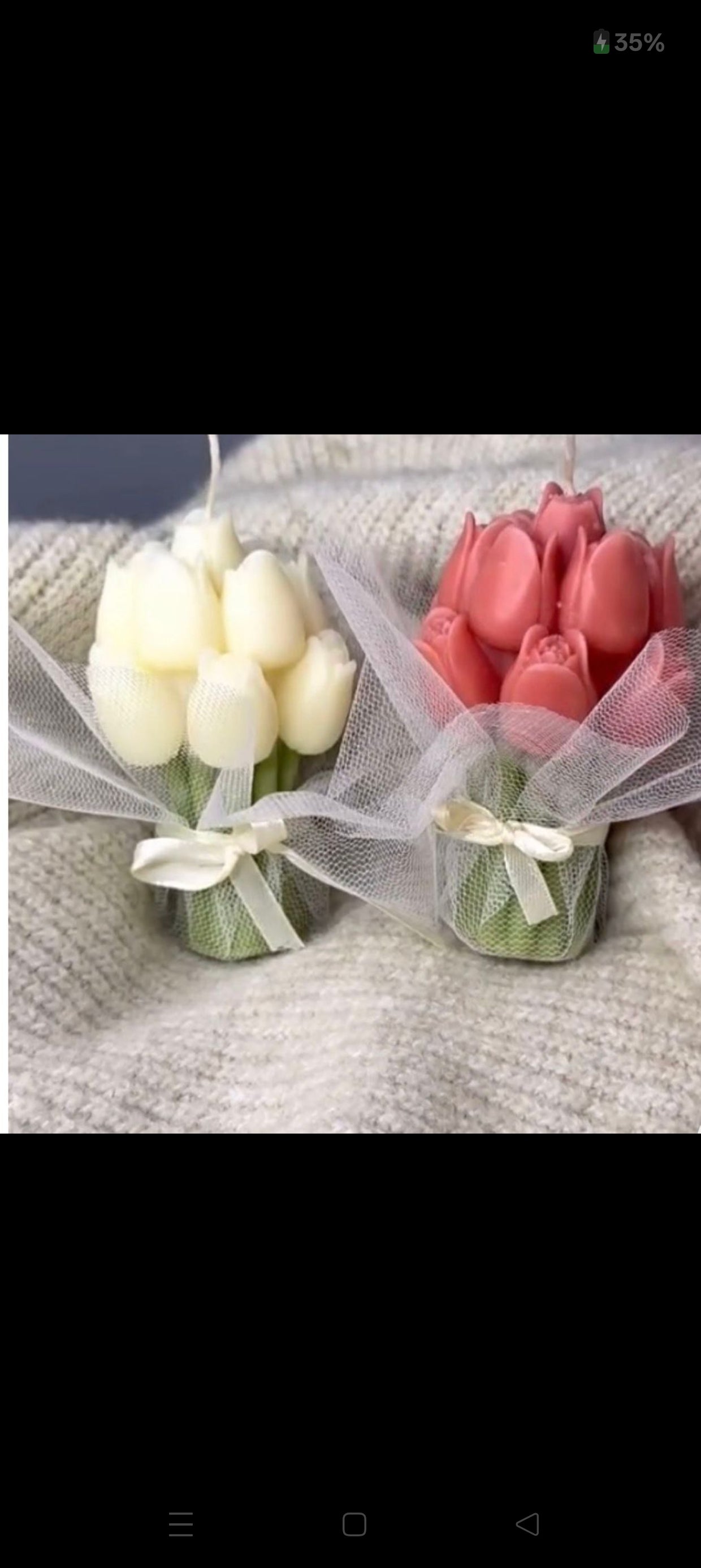 Candle Flower Bouquet