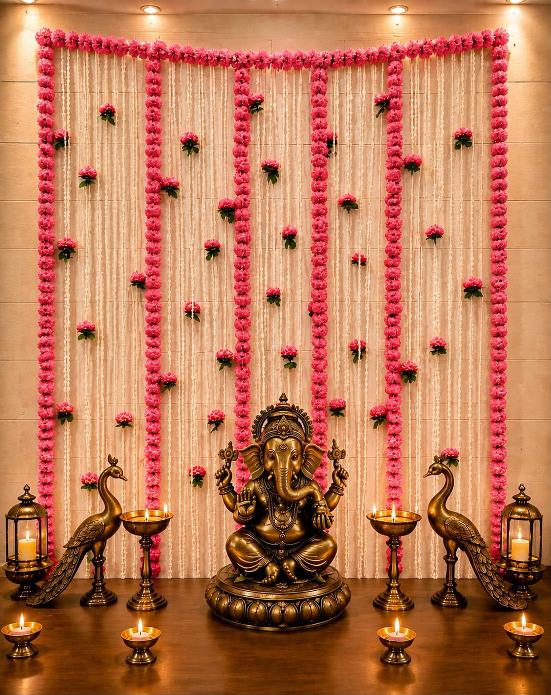 Marigold Flower Backdrop