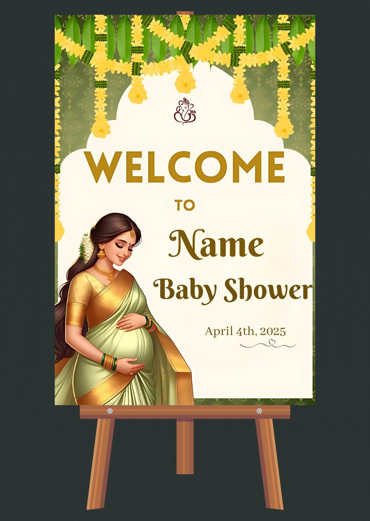 Baby Shower Welcome Board