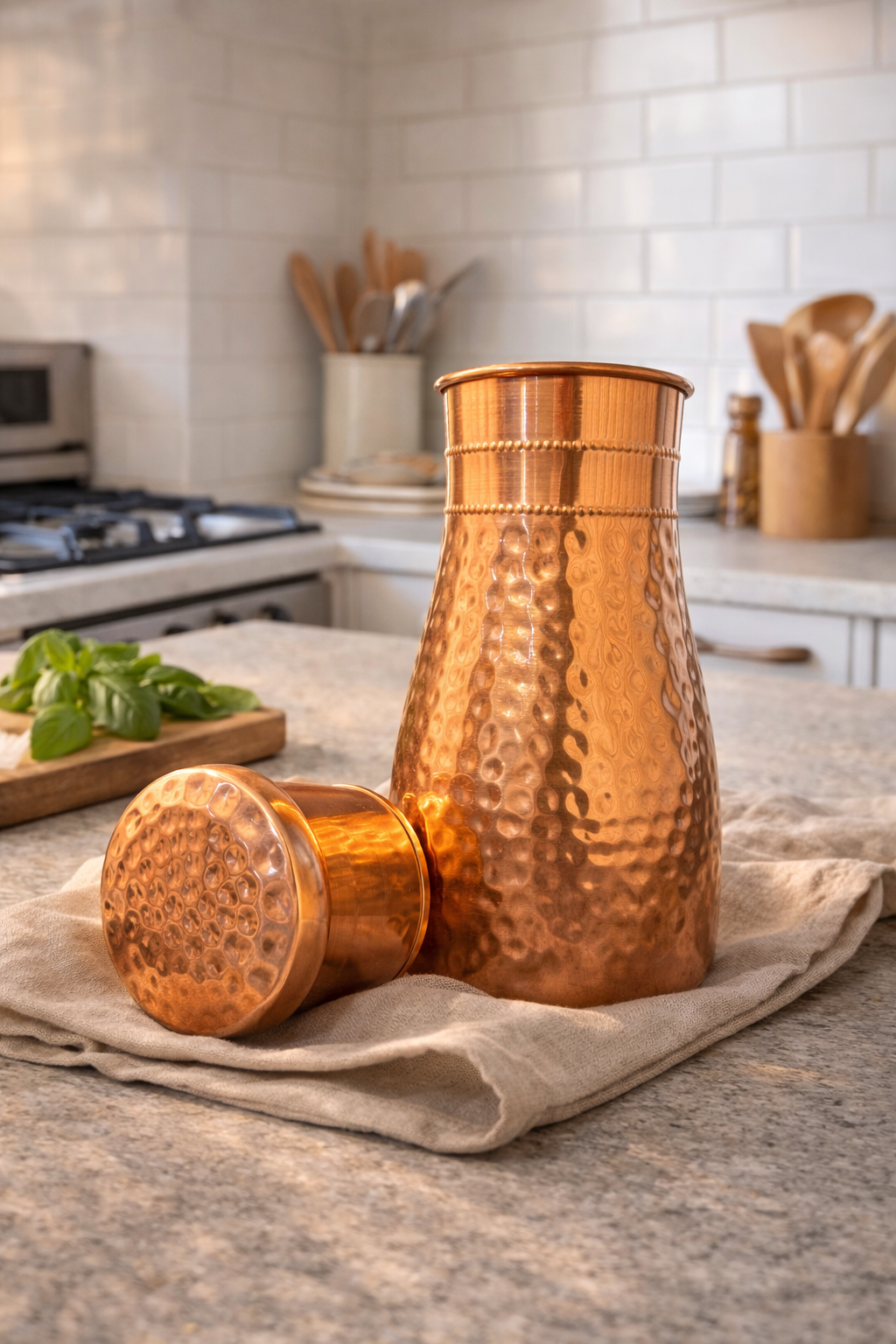 Copper Bottle Set