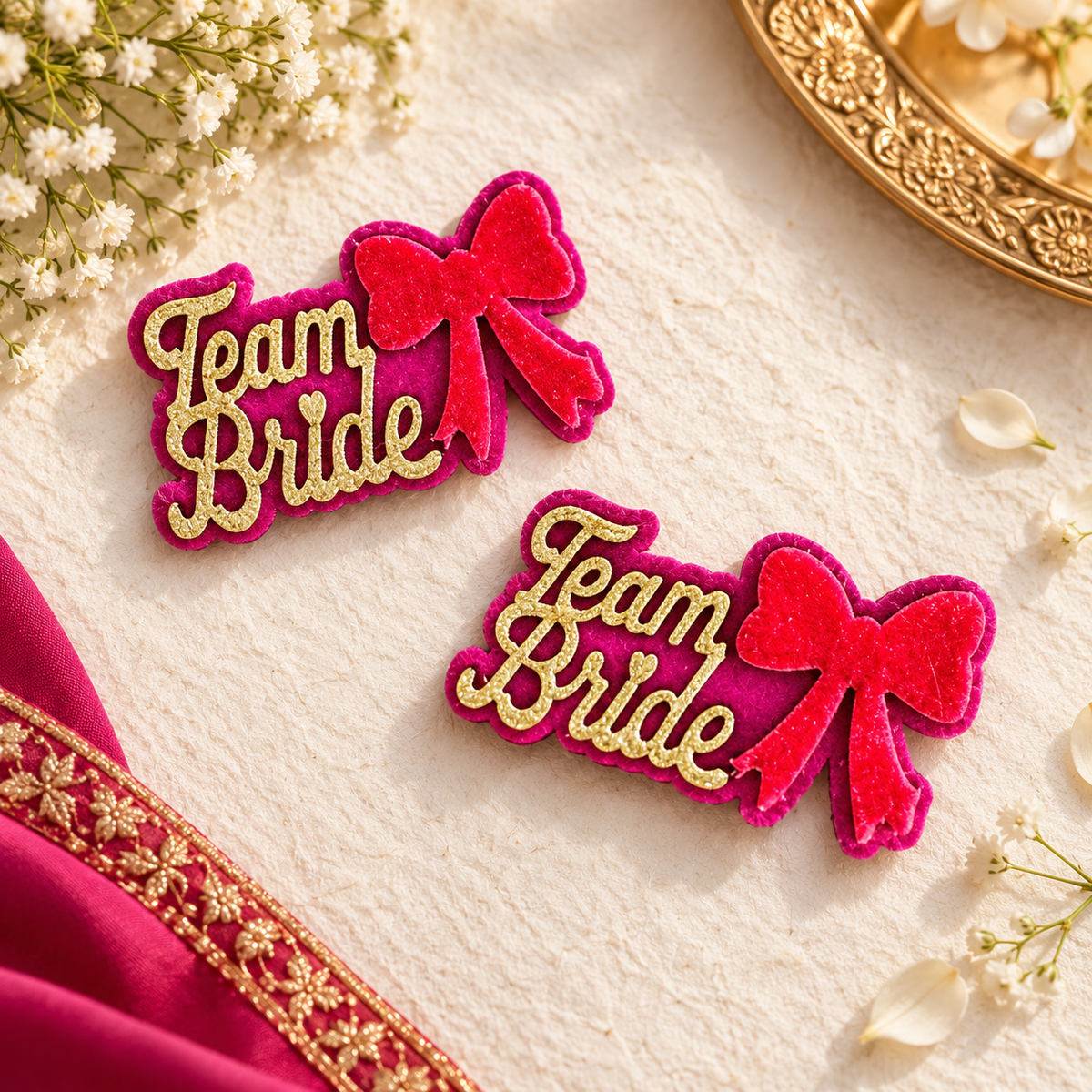 Team Bride Wedding Badge