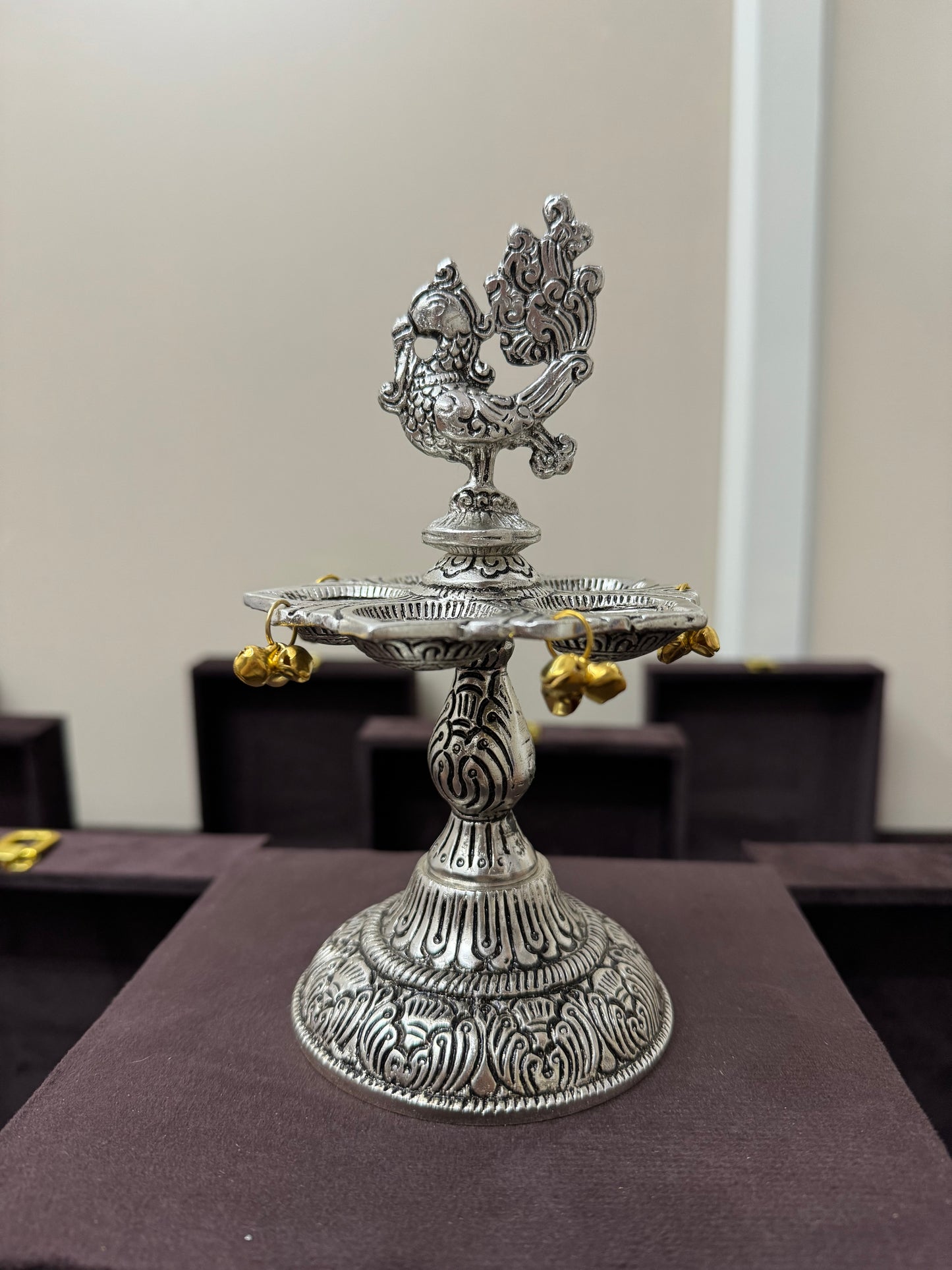 Panchmukhi Peacock Diya