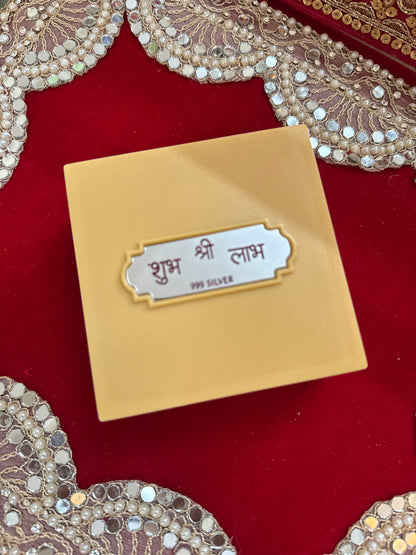999 Silver Ganesh Ji Prayer Box