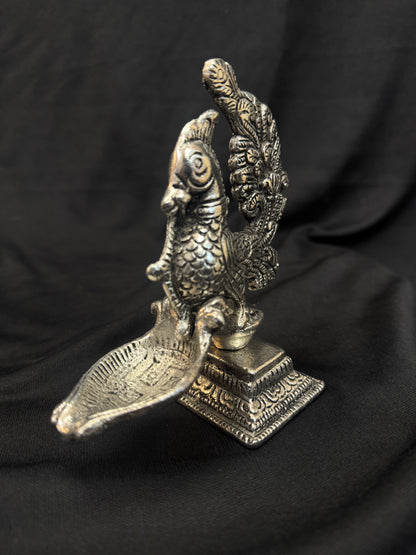Peacock Diya Stand