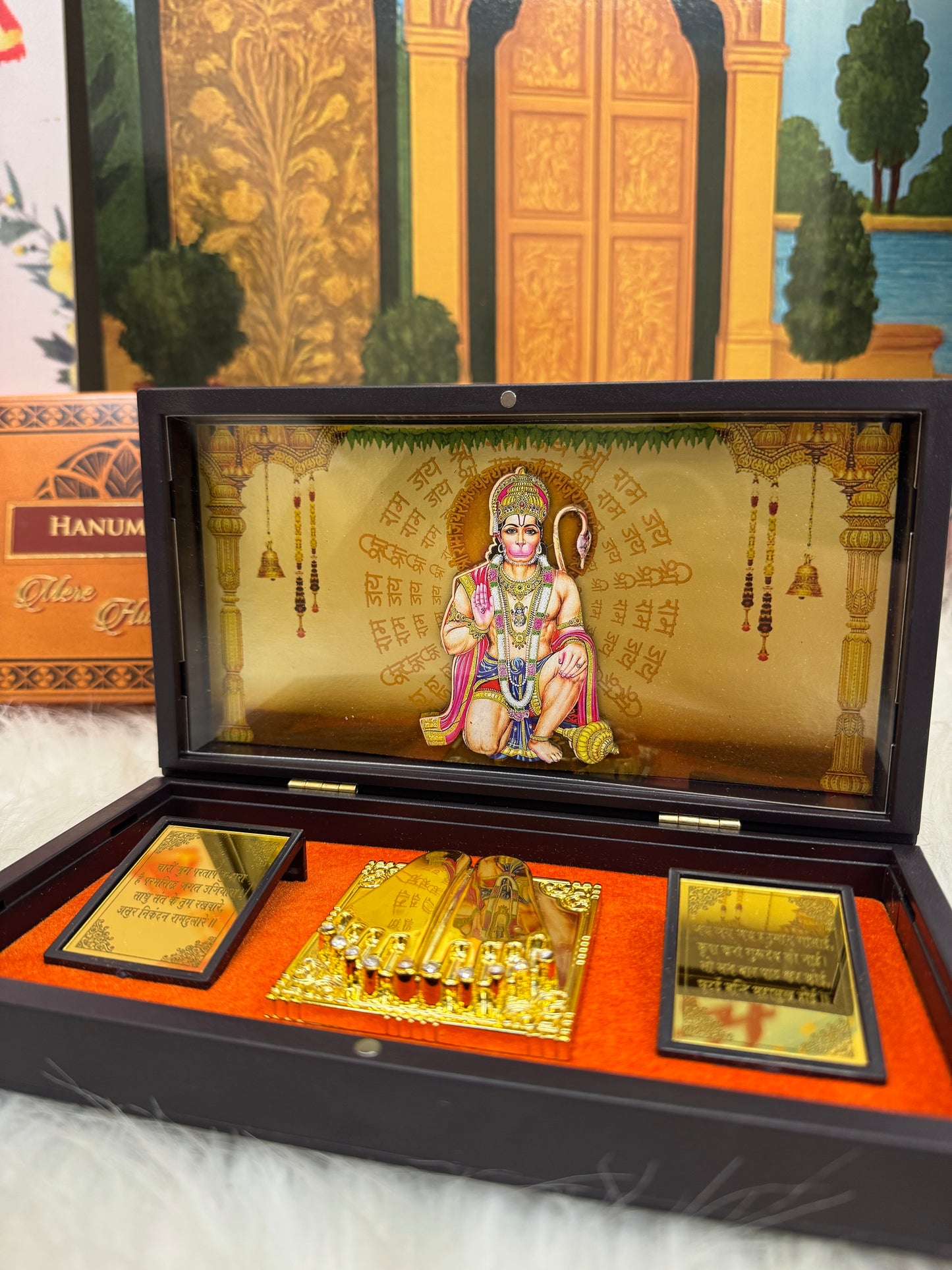 Hanuman Ji 24kt Gold Prayer Box