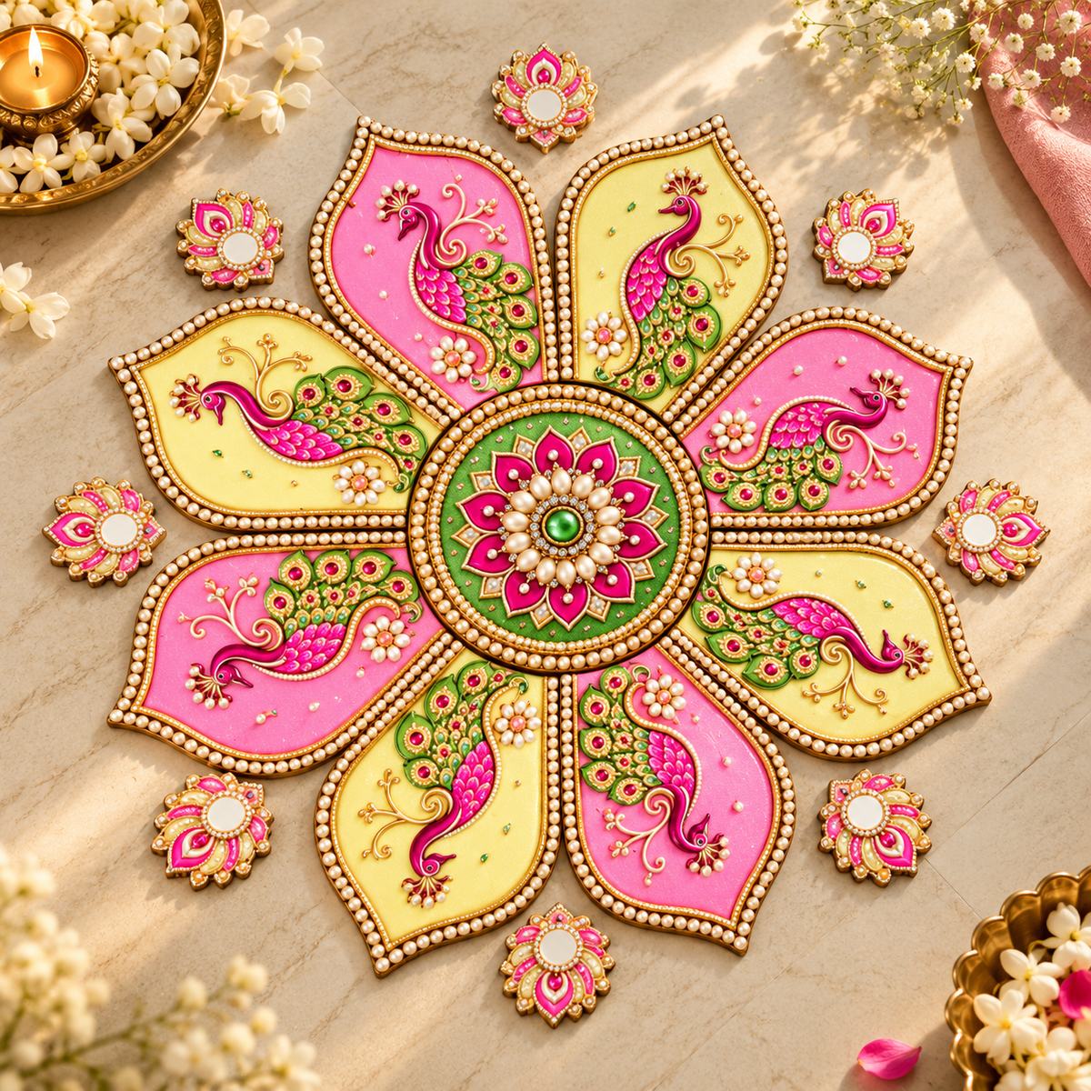 3D Rangoli