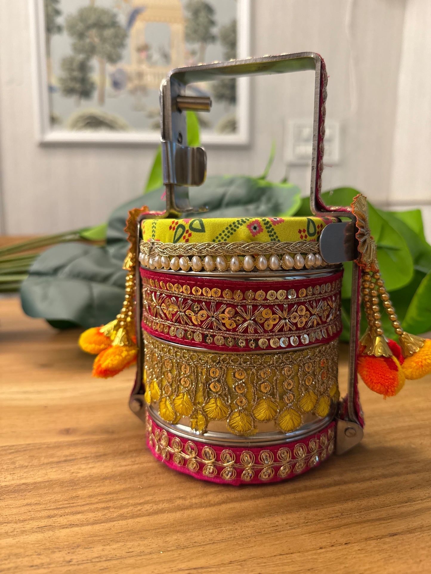 Stainless Steel Tiffin Lohri / Sankranti Gift Hamper