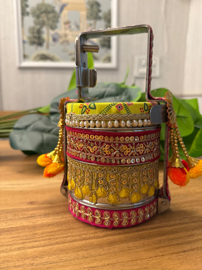 Stainless Steel Tiffin Lohri / Sankranti Gift Hamper