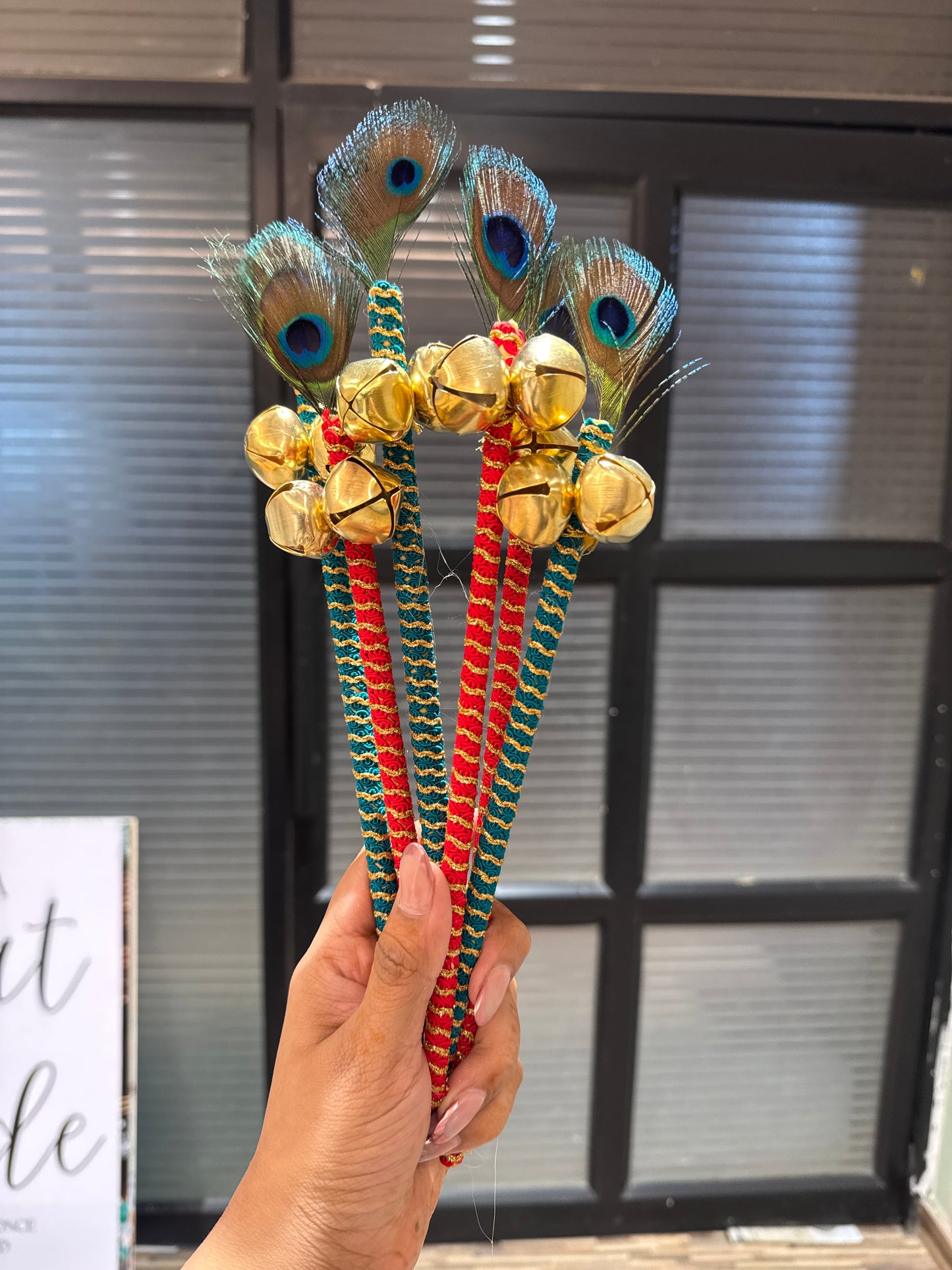 Phera Ghungroo Stick / Rattle Stick / Baby Shower Theme