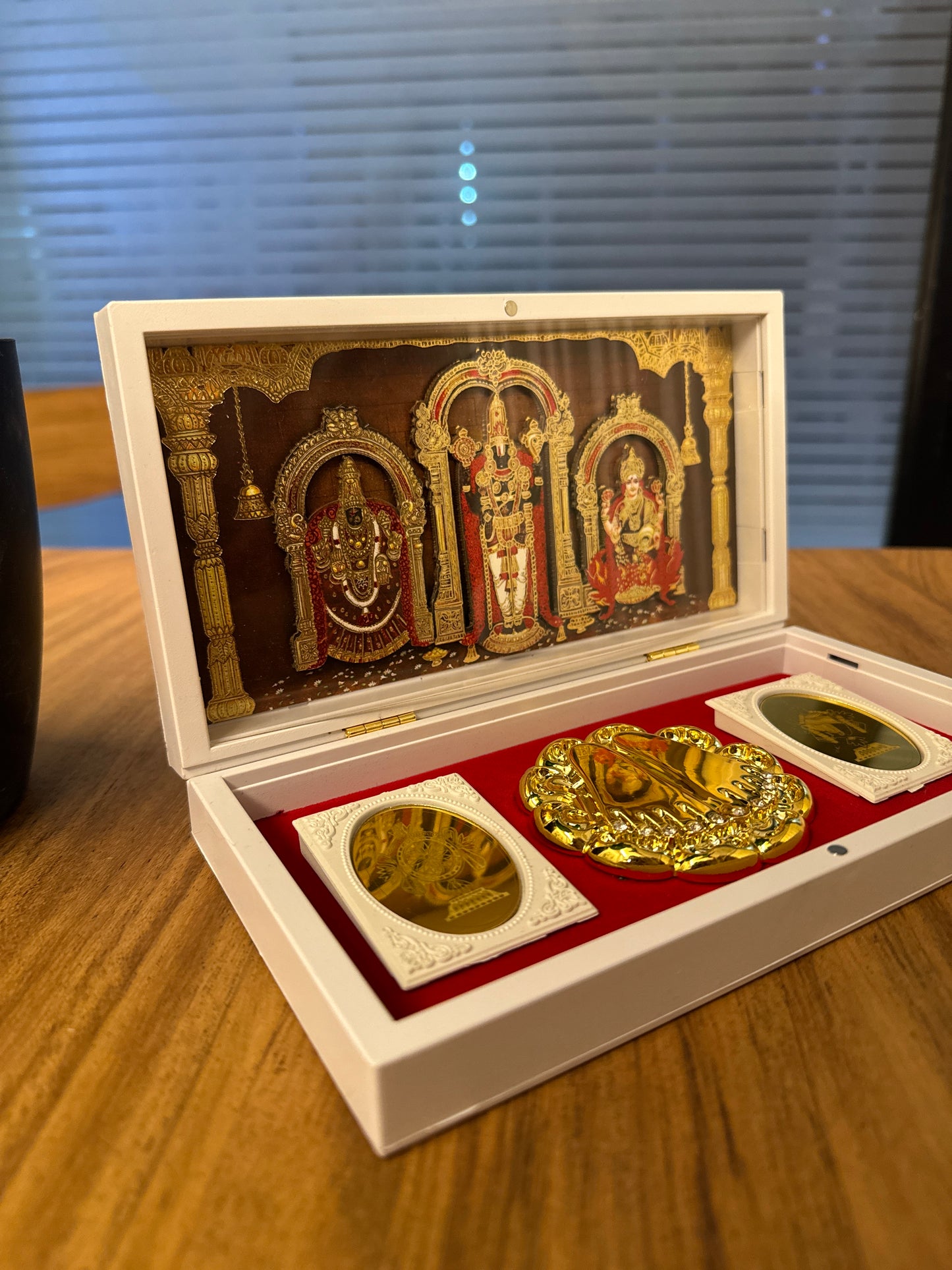 Tirupati Bala Ji 24kt Gold Prayer Box