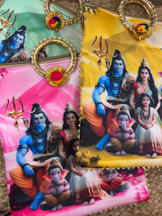 Shiv Parivar Handle Bag
