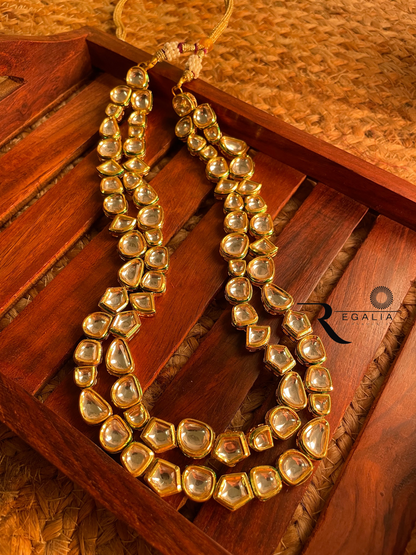 Kundan 2 Layer Necklace set