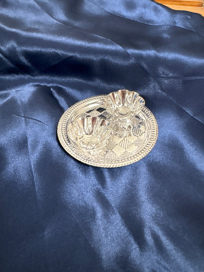 German Silver Tikka Thali